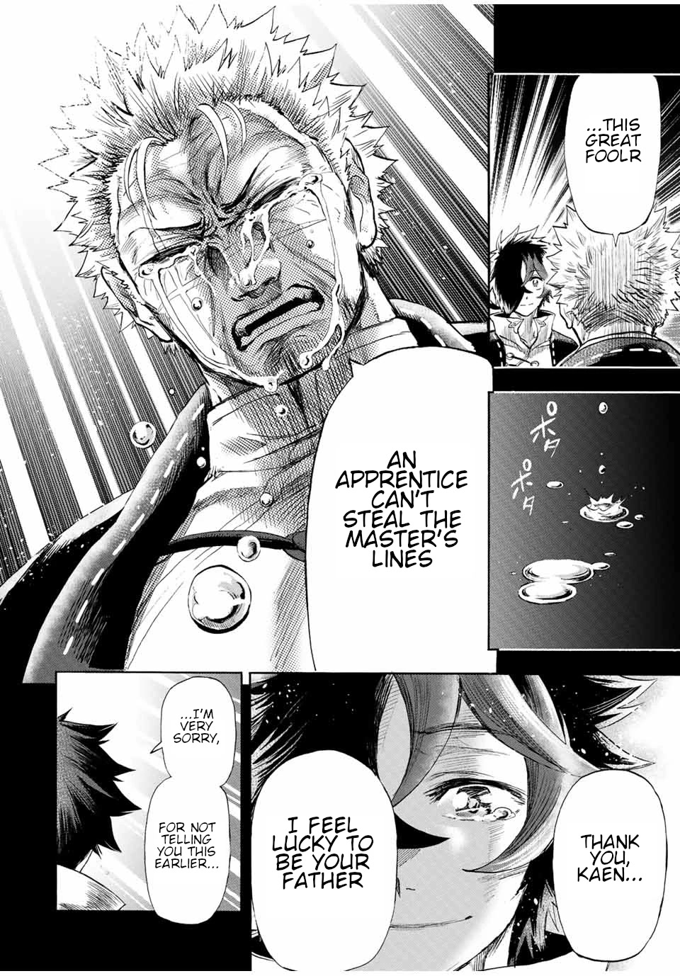 Jigoku no Gouka de Yaka re Tsuzuketa Shounen. Saikyou no Honou Tsukai to Natte Fukkatsu Suru. Chapter 98 page 7 - Chapter 98: Thank you...
