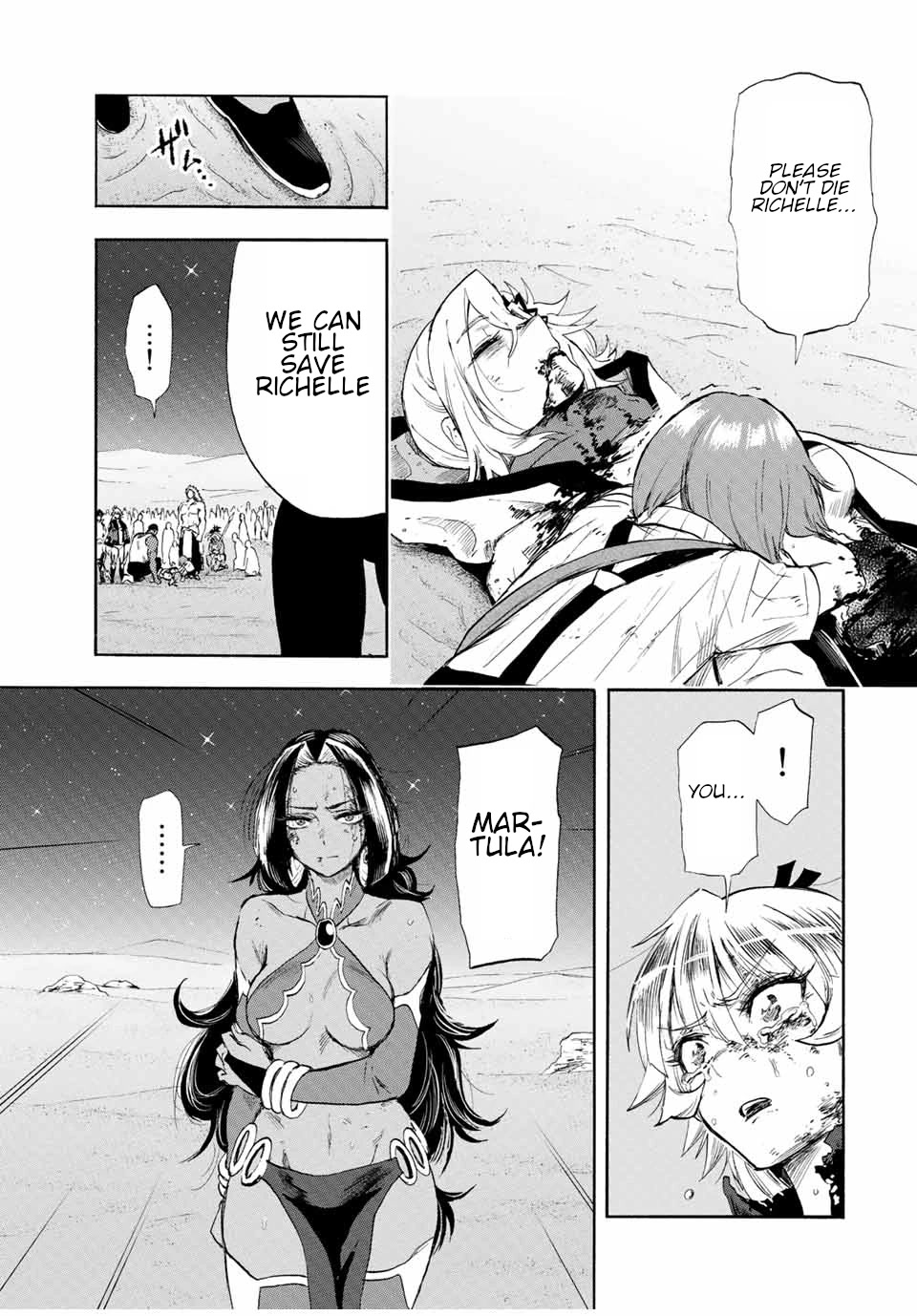 Jigoku no Gouka de Yaka re Tsuzuketa Shounen. Saikyou no Honou Tsukai to Natte Fukkatsu Suru. Chapter 99 page 12 - Chapter 99: Last moment
