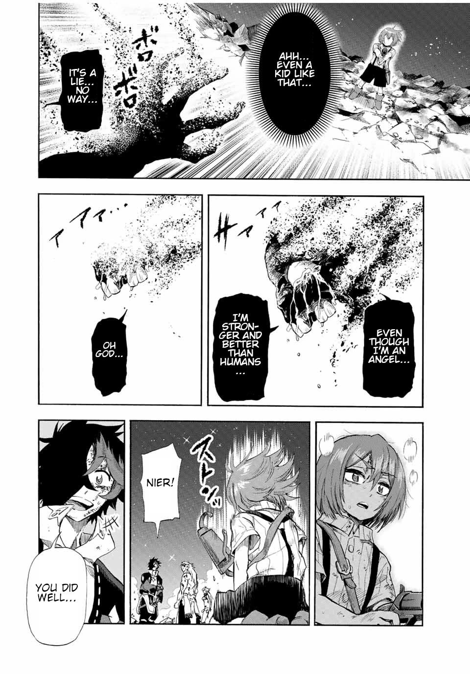 Jigoku no Gouka de Yaka re Tsuzuketa Shounen. Saikyou no Honou Tsukai to Natte Fukkatsu Suru. Chapter 99 page 9 - Chapter 99: Last moment