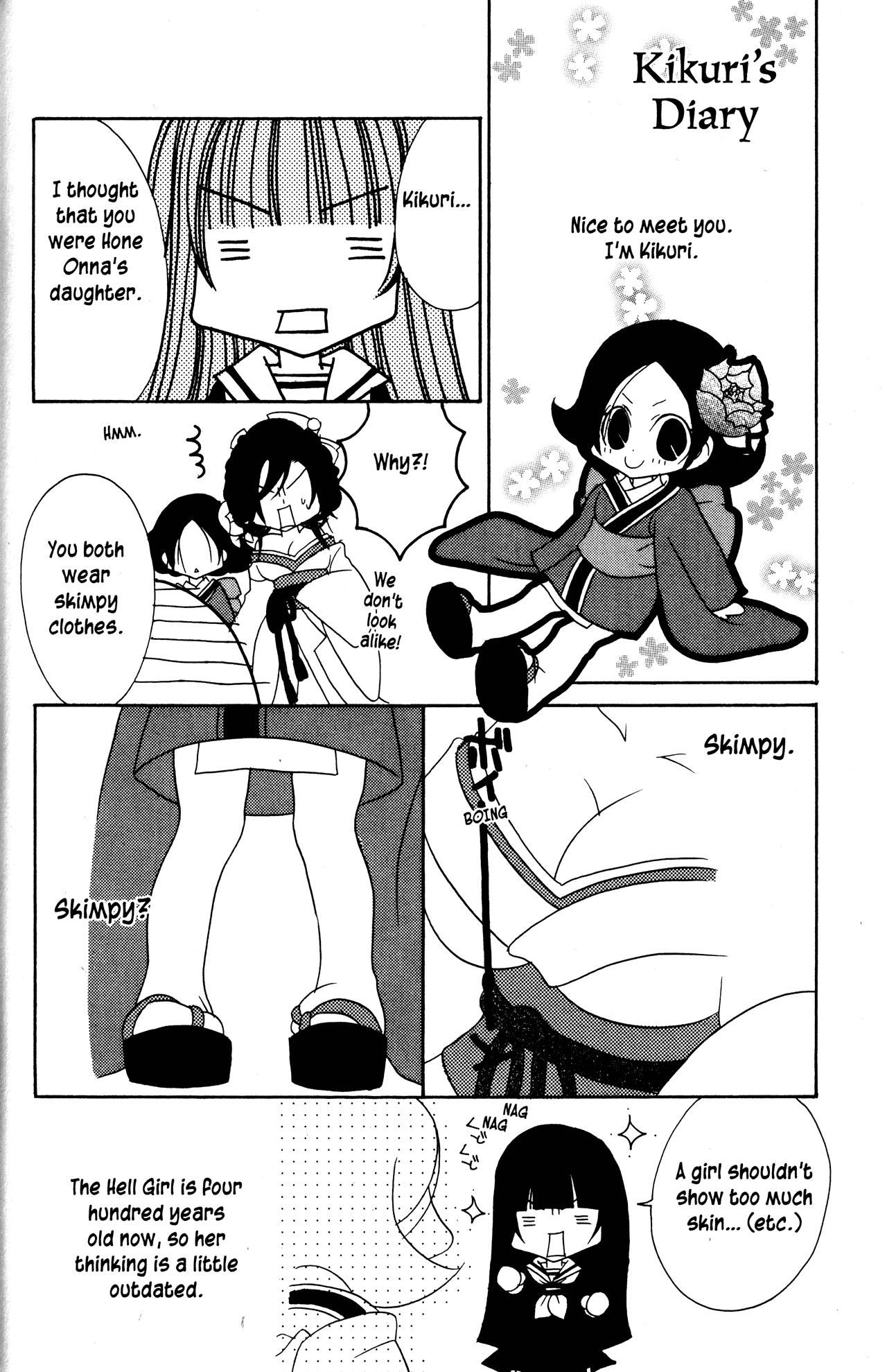 Jigoku Shoujo Chapter 17.5 page 4 - Chapter 17.5: Omake