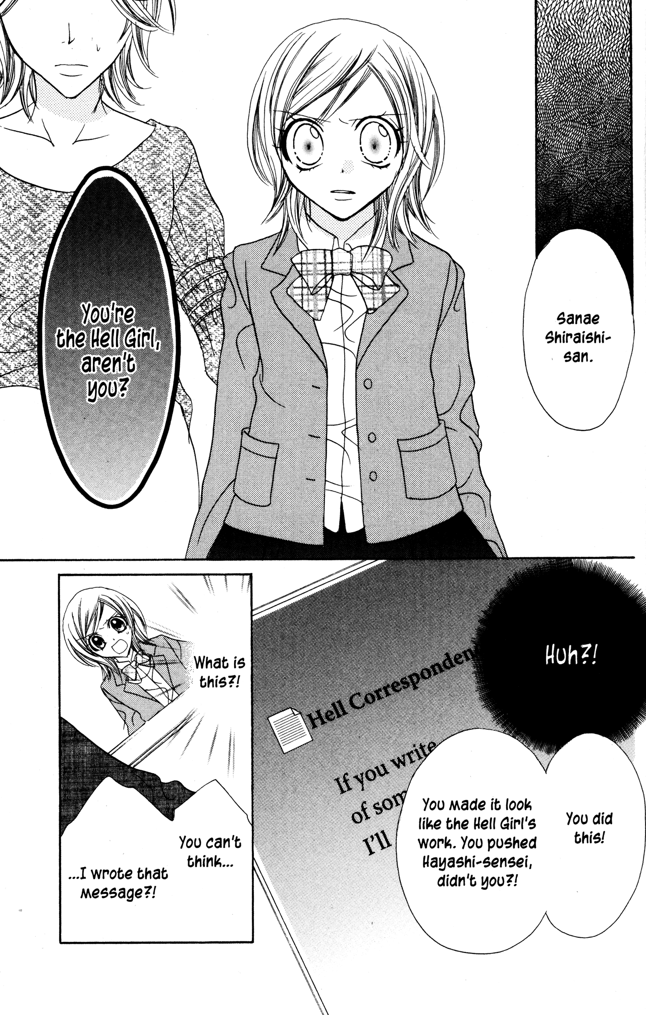 Jigoku Shoujo Chapter 17 page 19 - Chapter 17: Fake Hell Correspondence