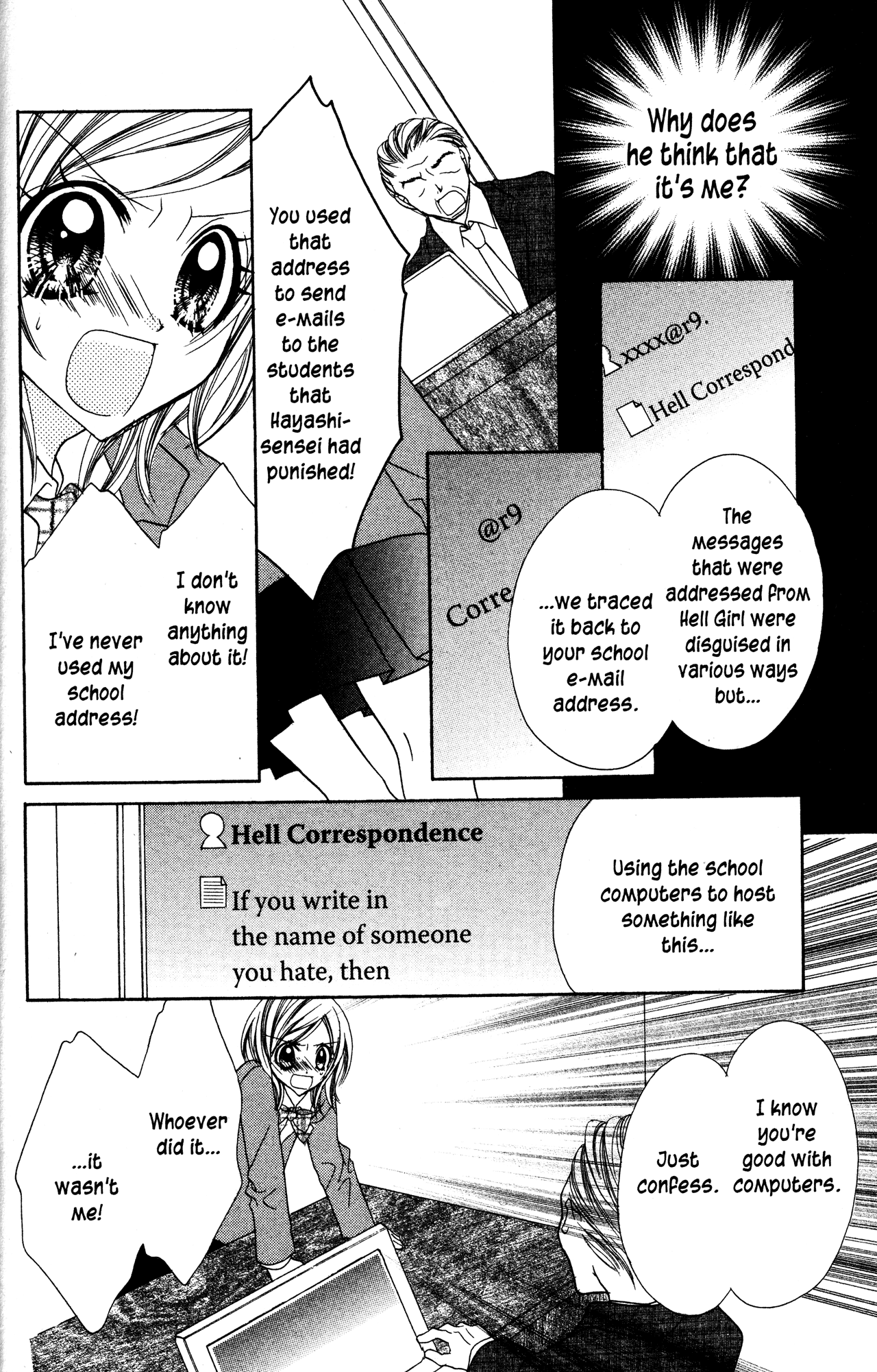 Jigoku Shoujo Chapter 17 page 20 - Chapter 17: Fake Hell Correspondence