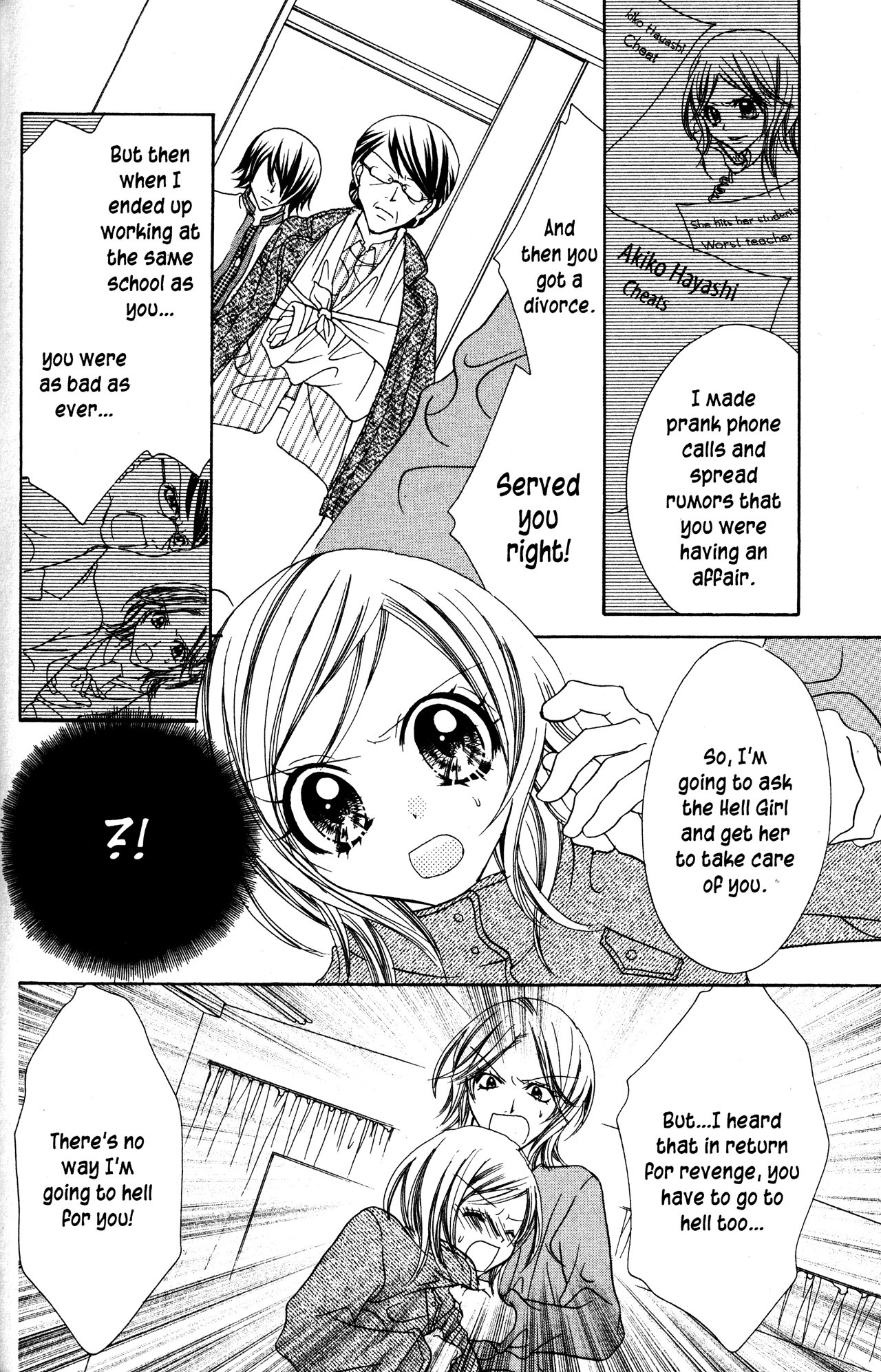 Jigoku Shoujo Chapter 17 page 28 - Chapter 17: Fake Hell Correspondence