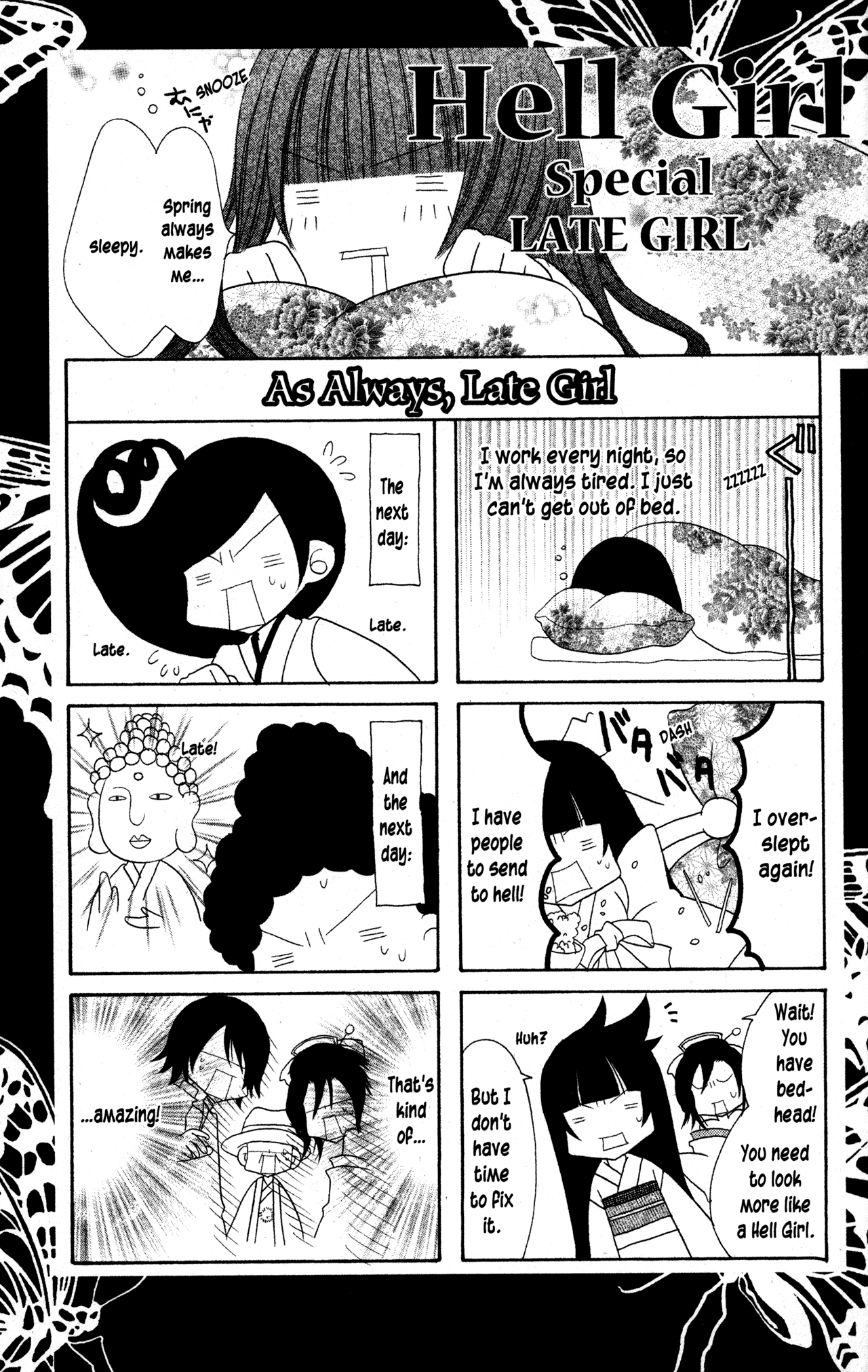 Jigoku Shoujo Chapter 24.2 page 1 - Chapter 24.2: Omake