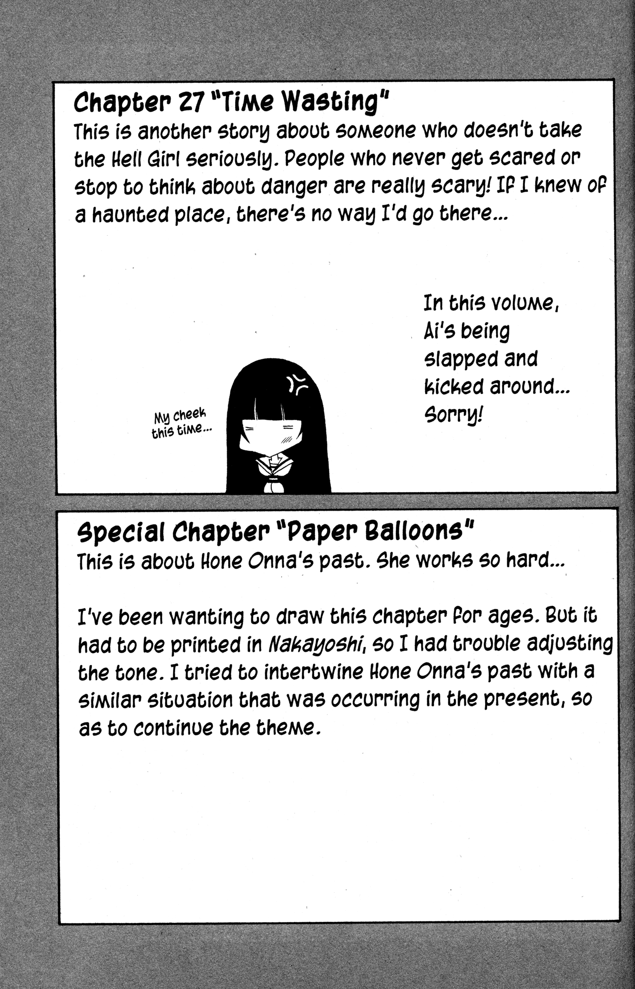Jigoku Shoujo Chapter 27.1 page 40 - Chapter 27.1: Paper Baloons