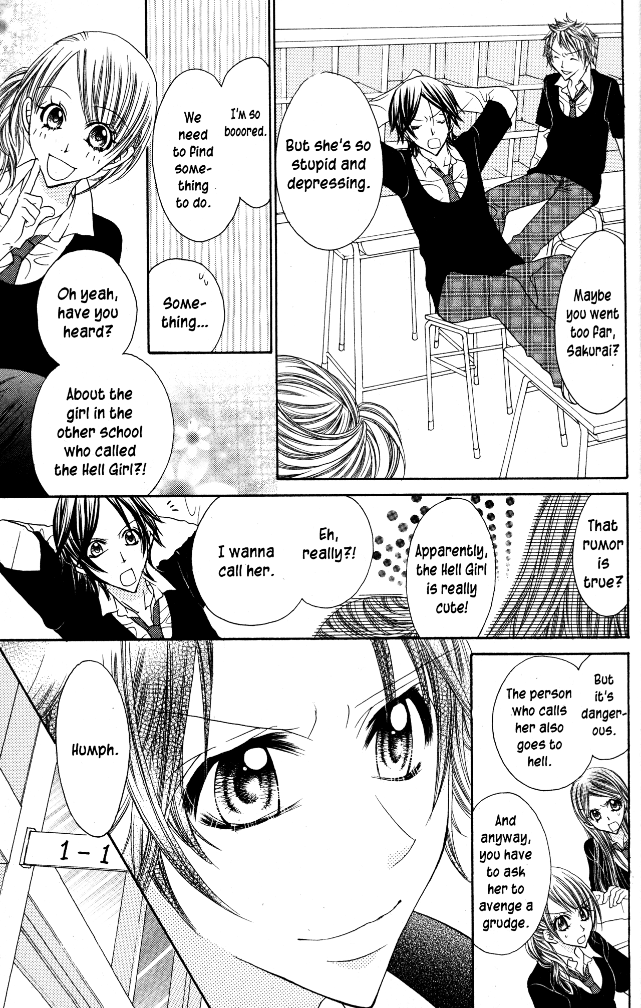 Jigoku Shoujo Chapter 27 page 6 - Chapter 27: Time Wasting