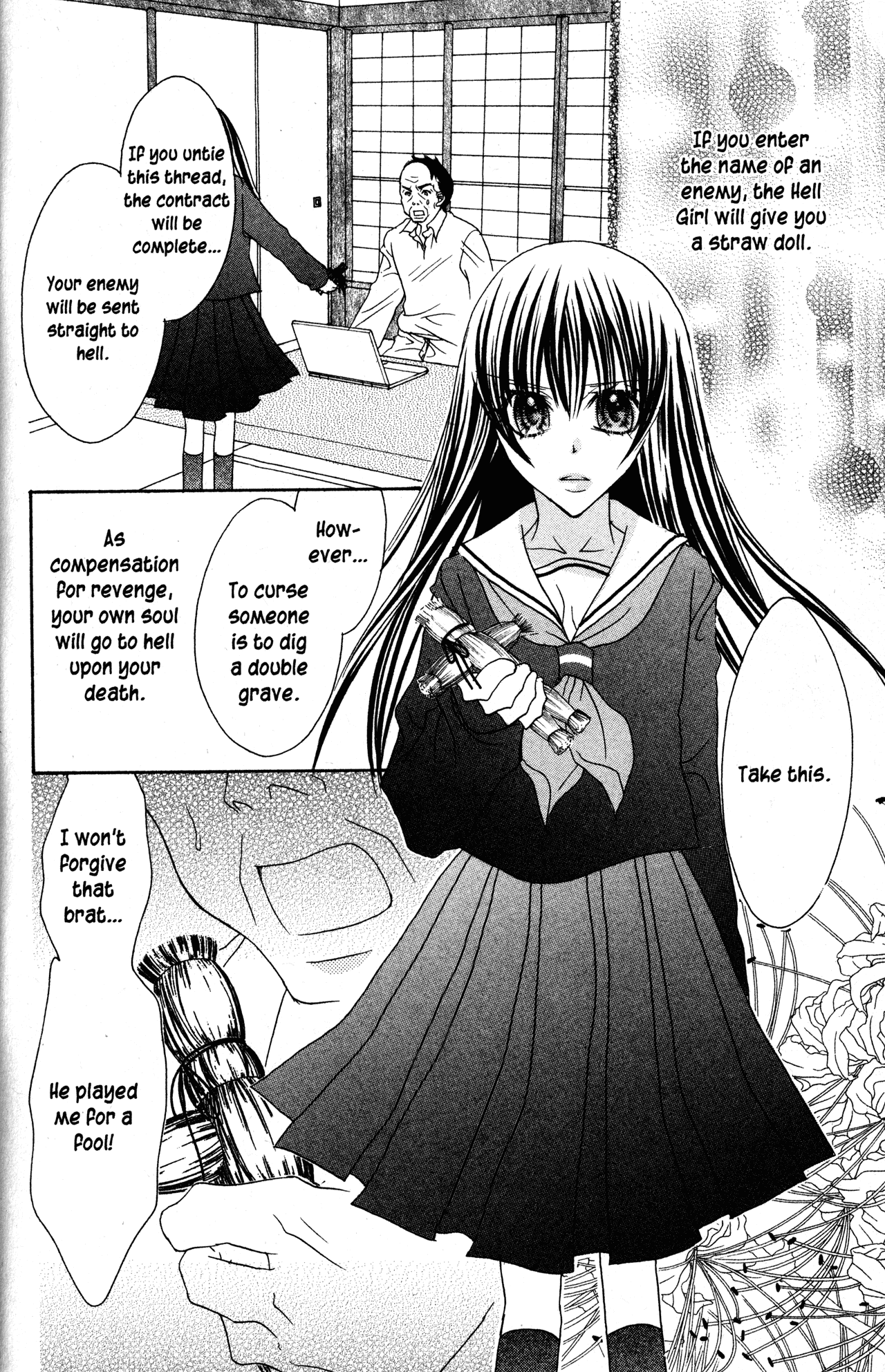 Jigoku Shoujo Chapter 31 page 15 - Chapter 31: Chain