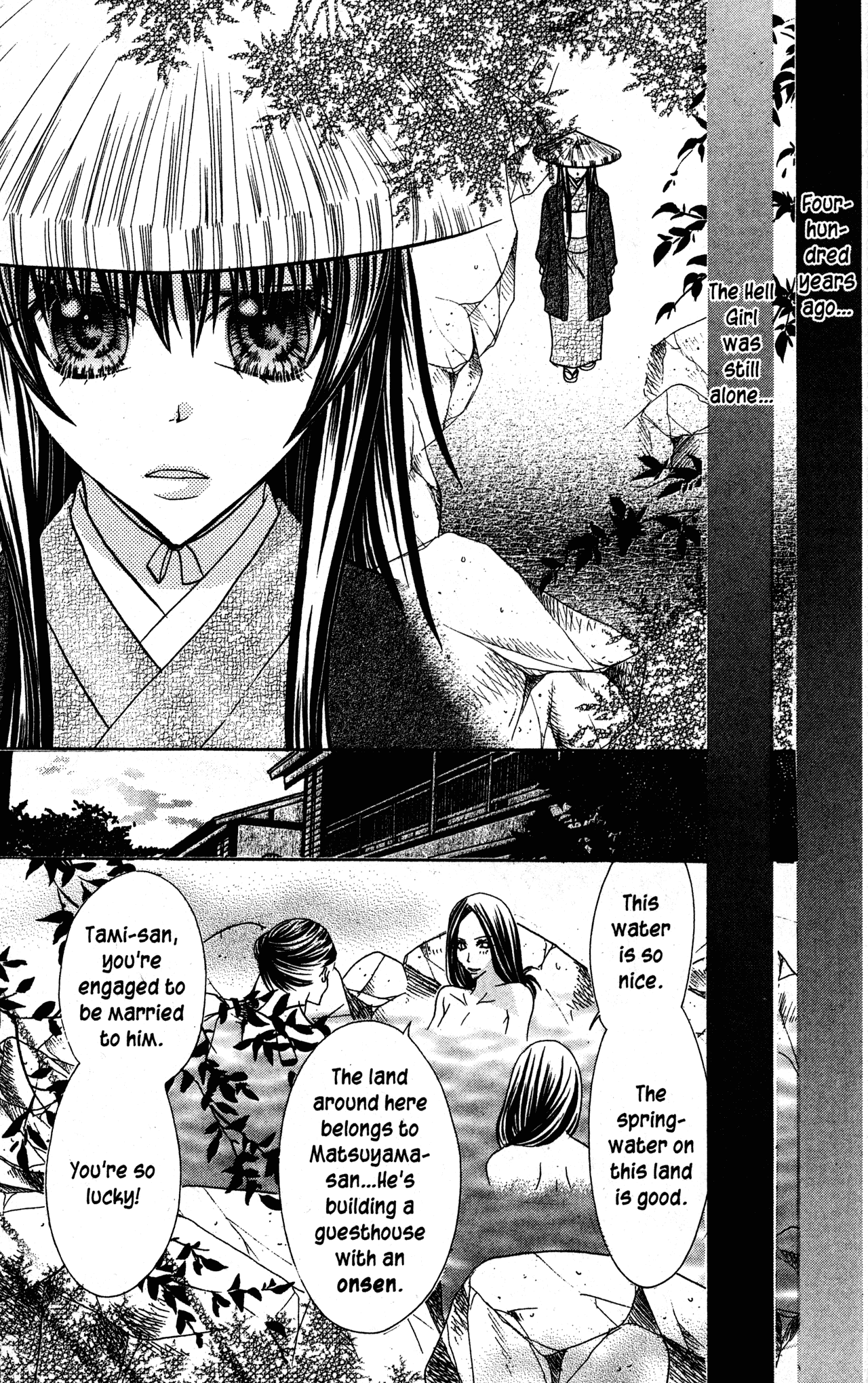 Jigoku Shoujo Chapter 34.1 page 2 - Chapter 34.1: Steaming Hell: The Story of a Guesthouse