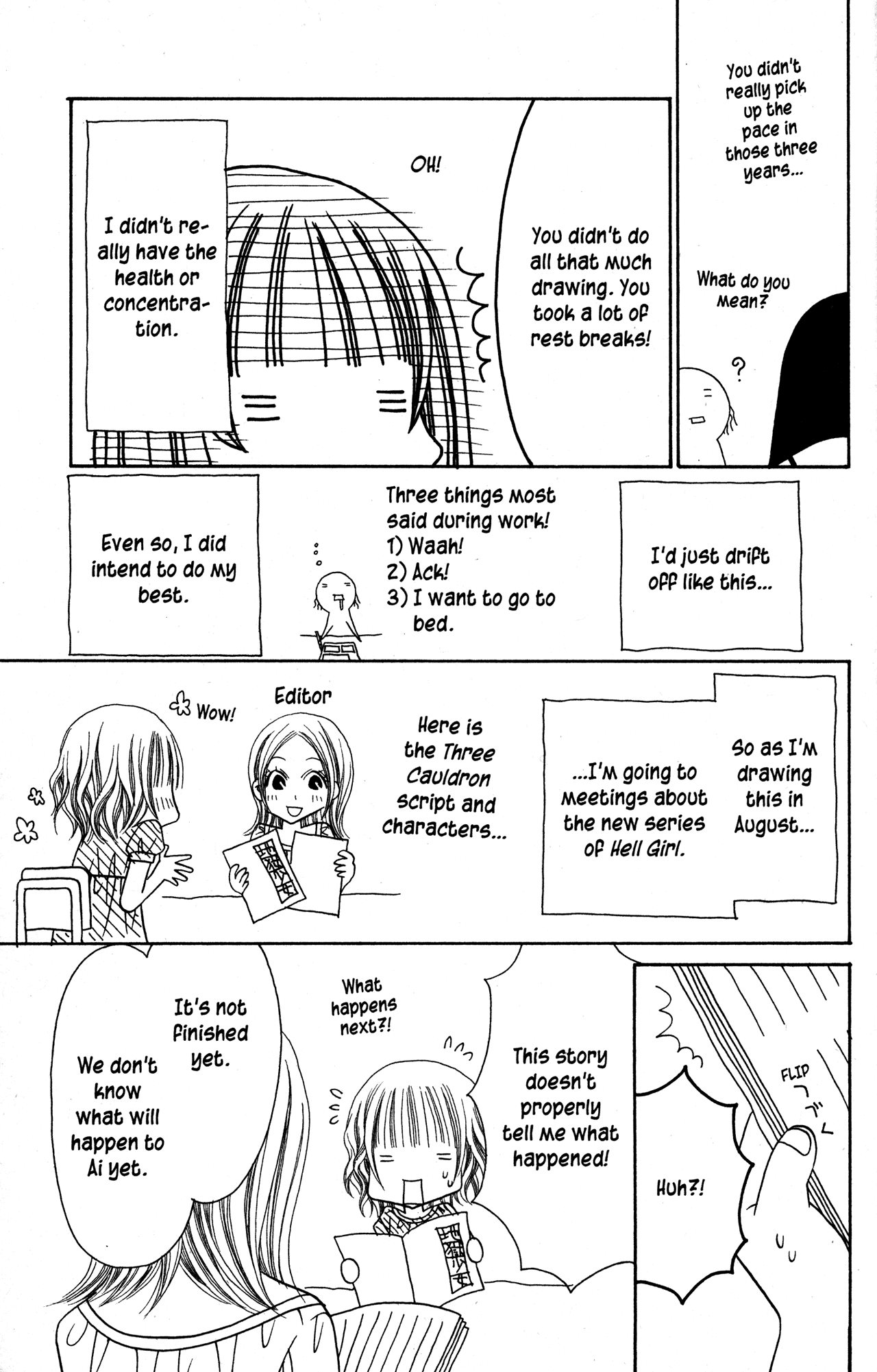 Jigoku Shoujo Chapter 34.2 page 6 - Chapter 34.2: Omake