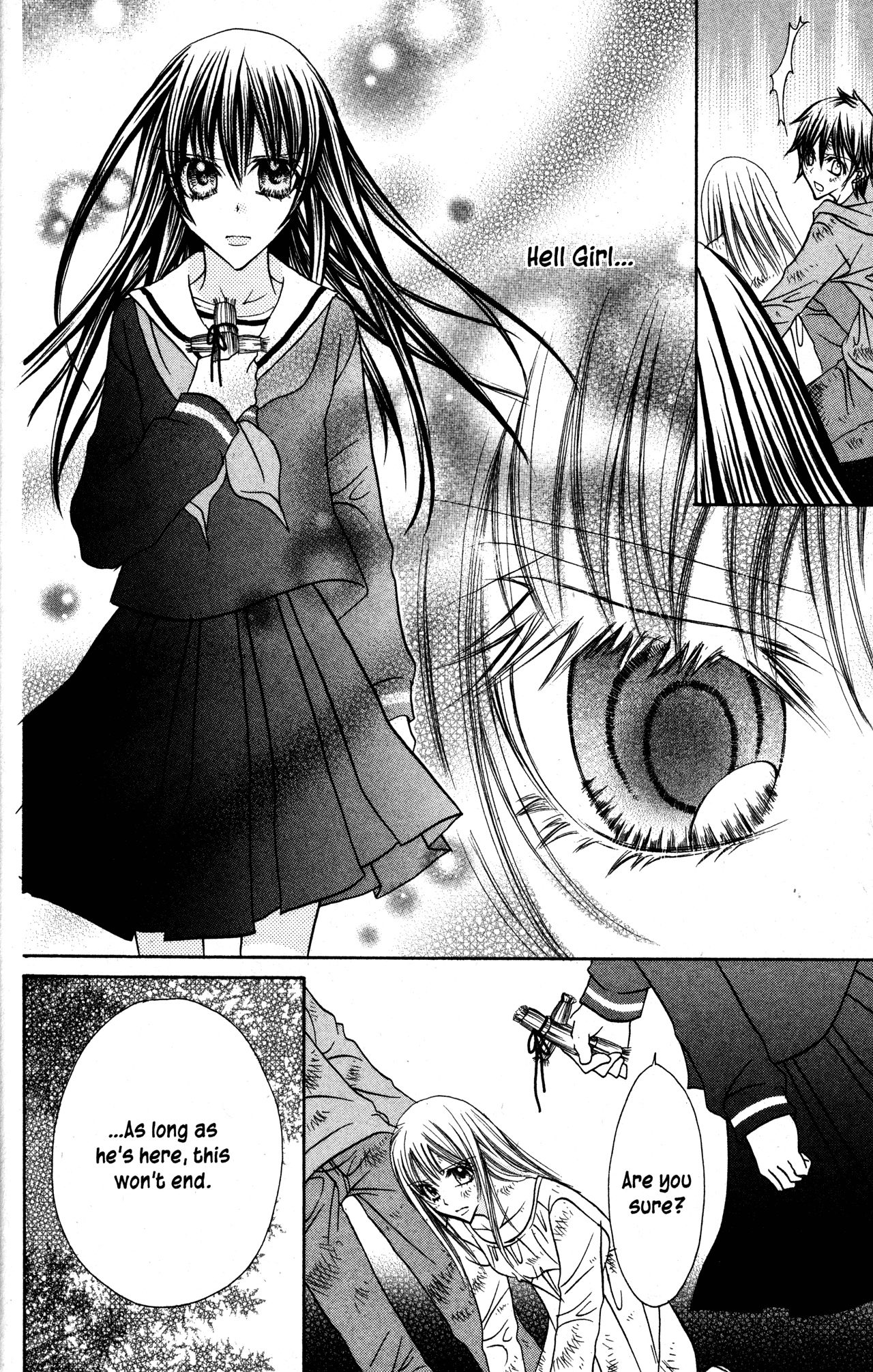 Jigoku Shoujo Chapter 34 page 4 - Chapter 34: Indigo Dye [END]