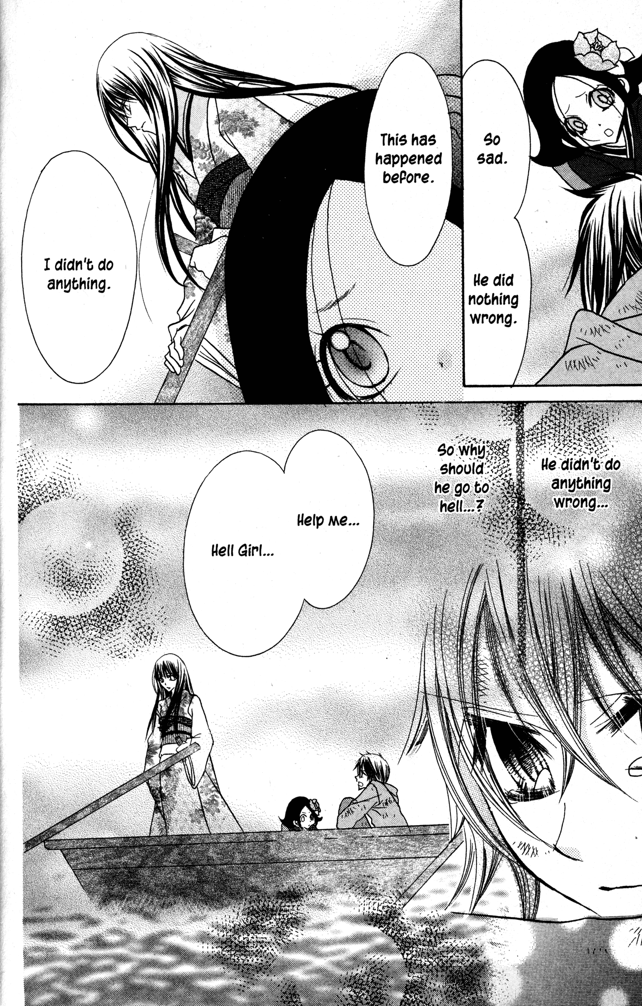 Jigoku Shoujo Chapter 34 page 8 - Chapter 34: Indigo Dye [END]