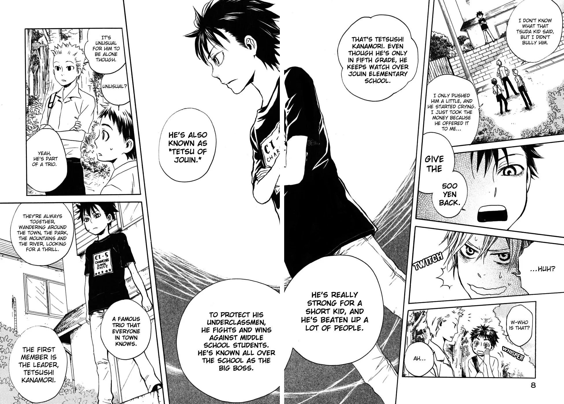 Jigokudou Reikai Tsuushin Chapter 1 page 10 - Chapter 1: The Hall of Hell, the Three Bad Kids, and the Ghost