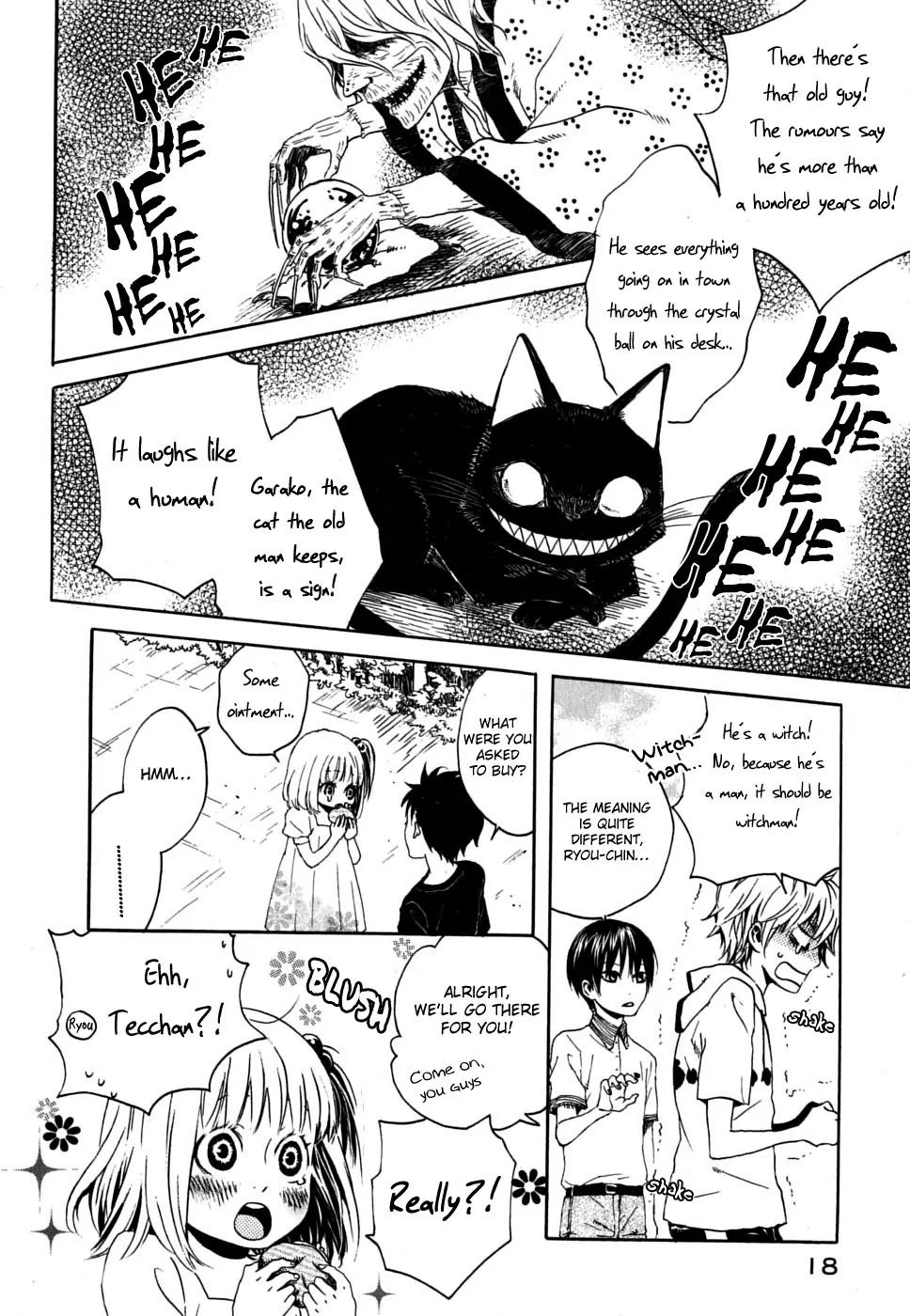 Jigokudou Reikai Tsuushin Chapter 1 page 19 - Chapter 1: The Hall of Hell, the Three Bad Kids, and the Ghost