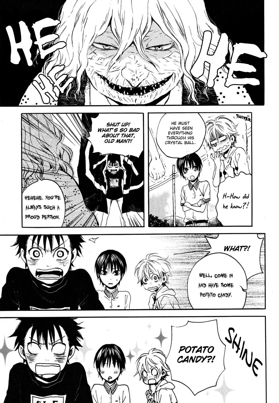 Jigokudou Reikai Tsuushin Chapter 1 page 22 - Chapter 1: The Hall of Hell, the Three Bad Kids, and the Ghost