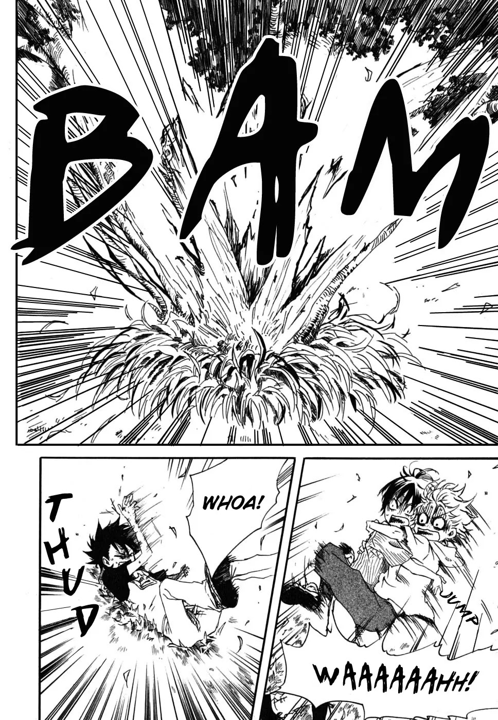 Jigokudou Reikai Tsuushin Chapter 1 page 61 - Chapter 1: The Hall of Hell, the Three Bad Kids, and the Ghost