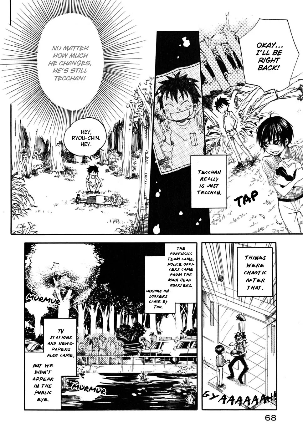 Jigokudou Reikai Tsuushin Chapter 1 page 67 - Chapter 1: The Hall of Hell, the Three Bad Kids, and the Ghost