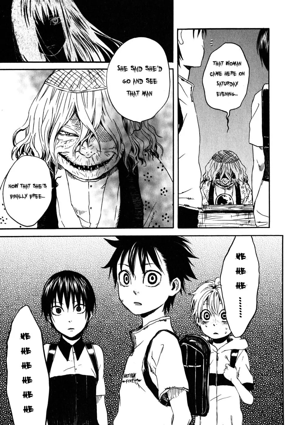 Jigokudou Reikai Tsuushin Chapter 1 page 70 - Chapter 1: The Hall of Hell, the Three Bad Kids, and the Ghost