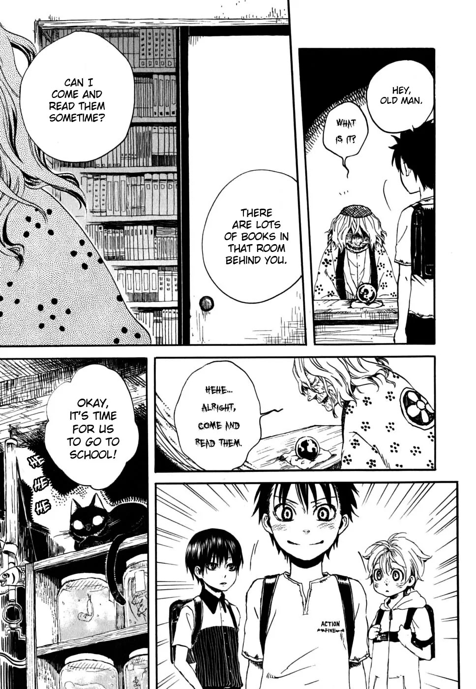 Jigokudou Reikai Tsuushin Chapter 1 page 72 - Chapter 1: The Hall of Hell, the Three Bad Kids, and the Ghost