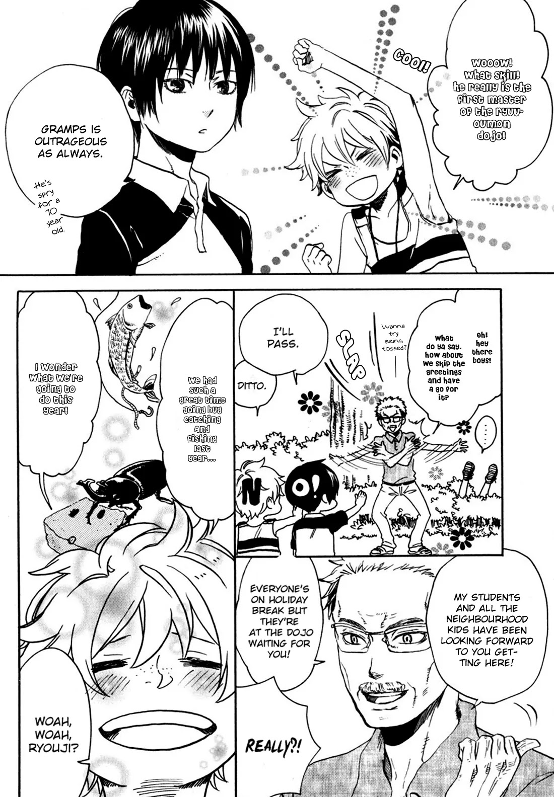 Jigokudou Reikai Tsuushin Chapter 14 page 6 - Chapter 14: Fireflies at Night