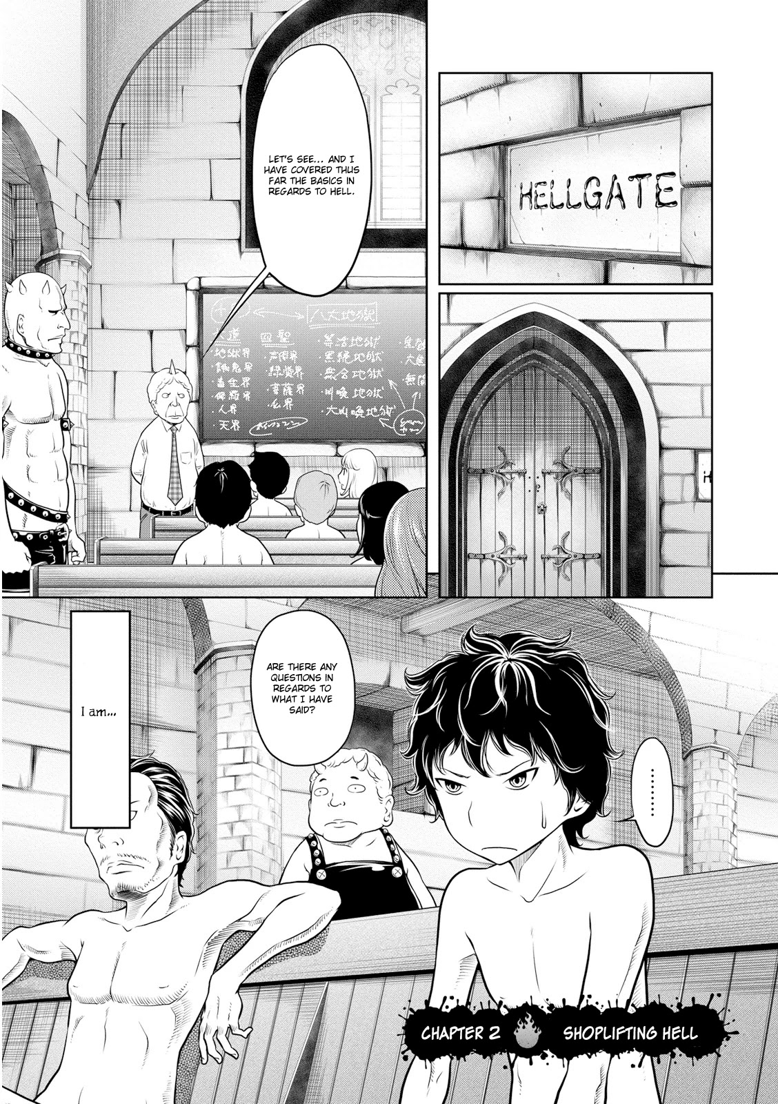 Jigokuren - Death Life Chapter 2 page 4 - Chapter 2: Shoplifting Hell