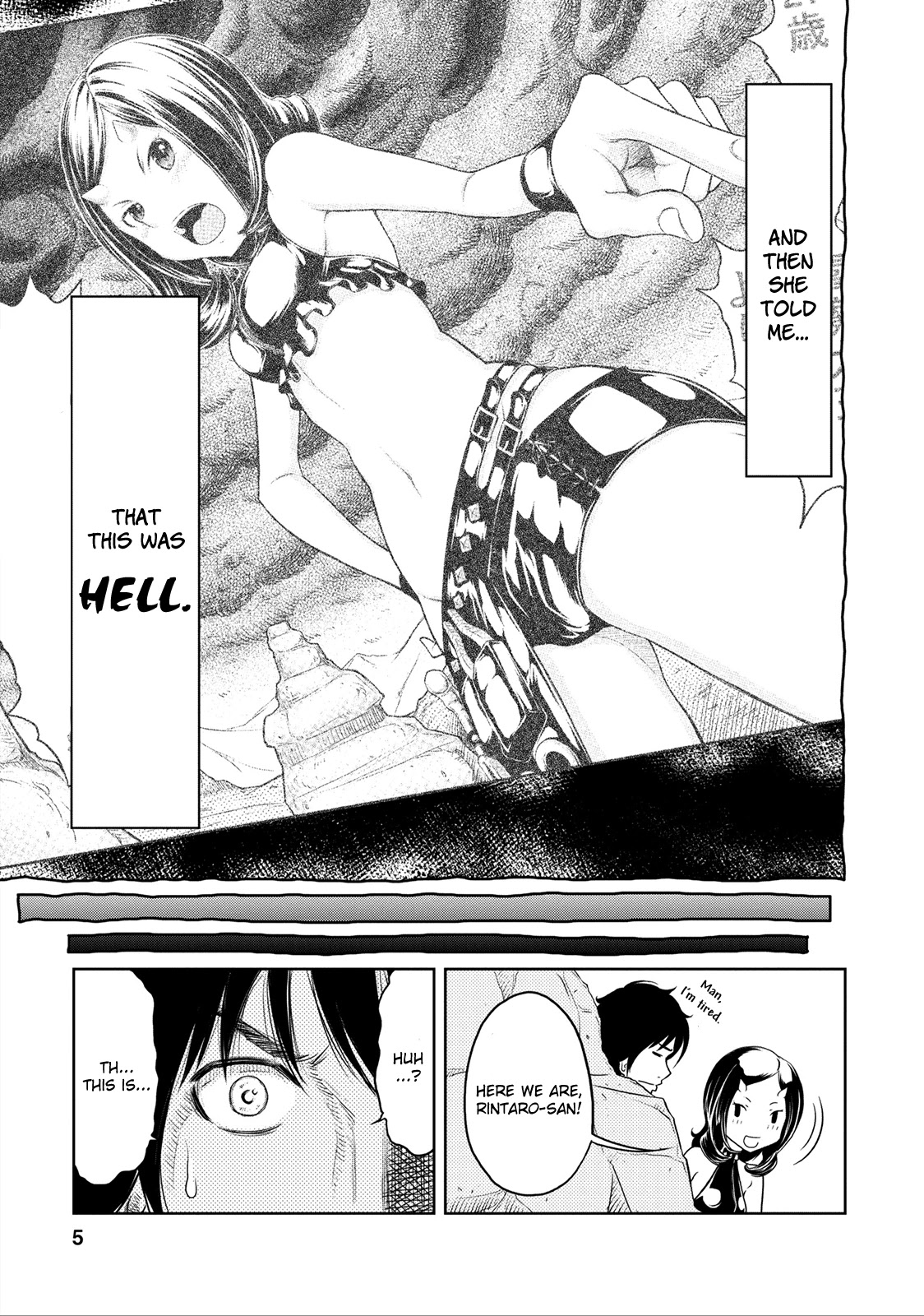 Jigokuren - Love in the Hell Chapter 2 page 5 - Chapter 2: The Hell Of Breasts (2)