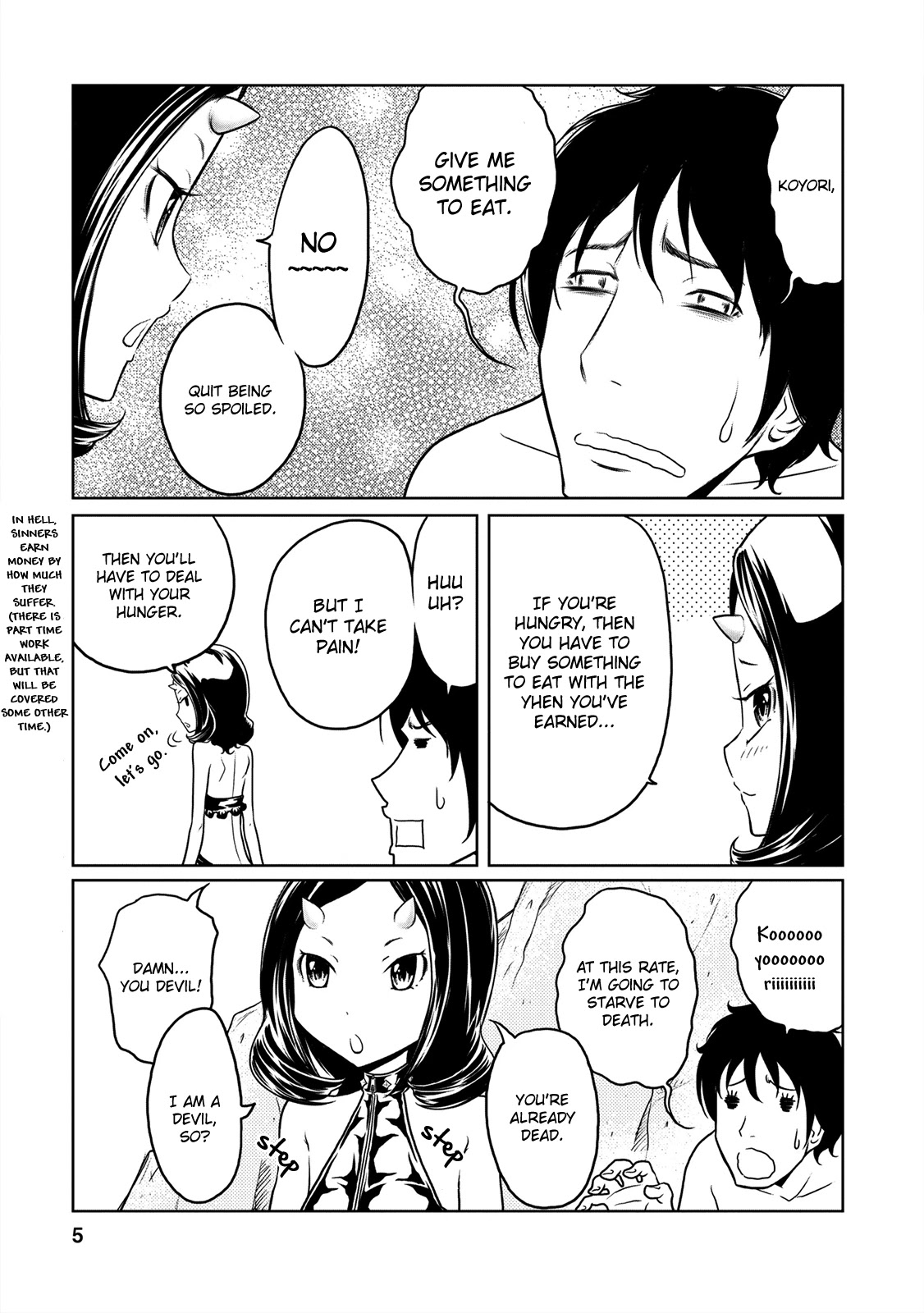 Jigokuren - Love in the Hell Chapter 4 page 5 - Chapter 4: The Hell of Holes