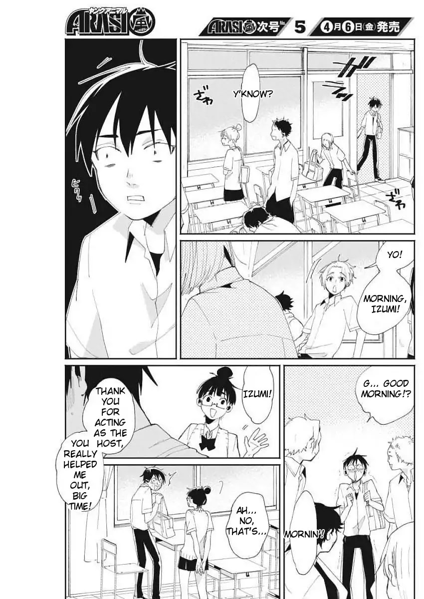 Jikkyou!! Izumi-kun no Koi Moyou Chapter 12 page 15 - Chapter 12: Izumi's Do-or-Die Moment