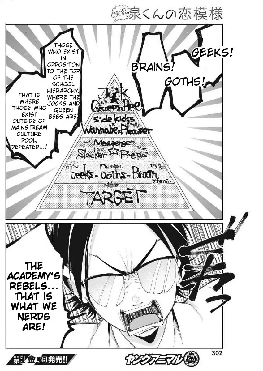 Jikkyou!! Izumi-kun no Koi Moyou Chapter 12 page 21 - Chapter 12: Izumi's Do-or-Die Moment