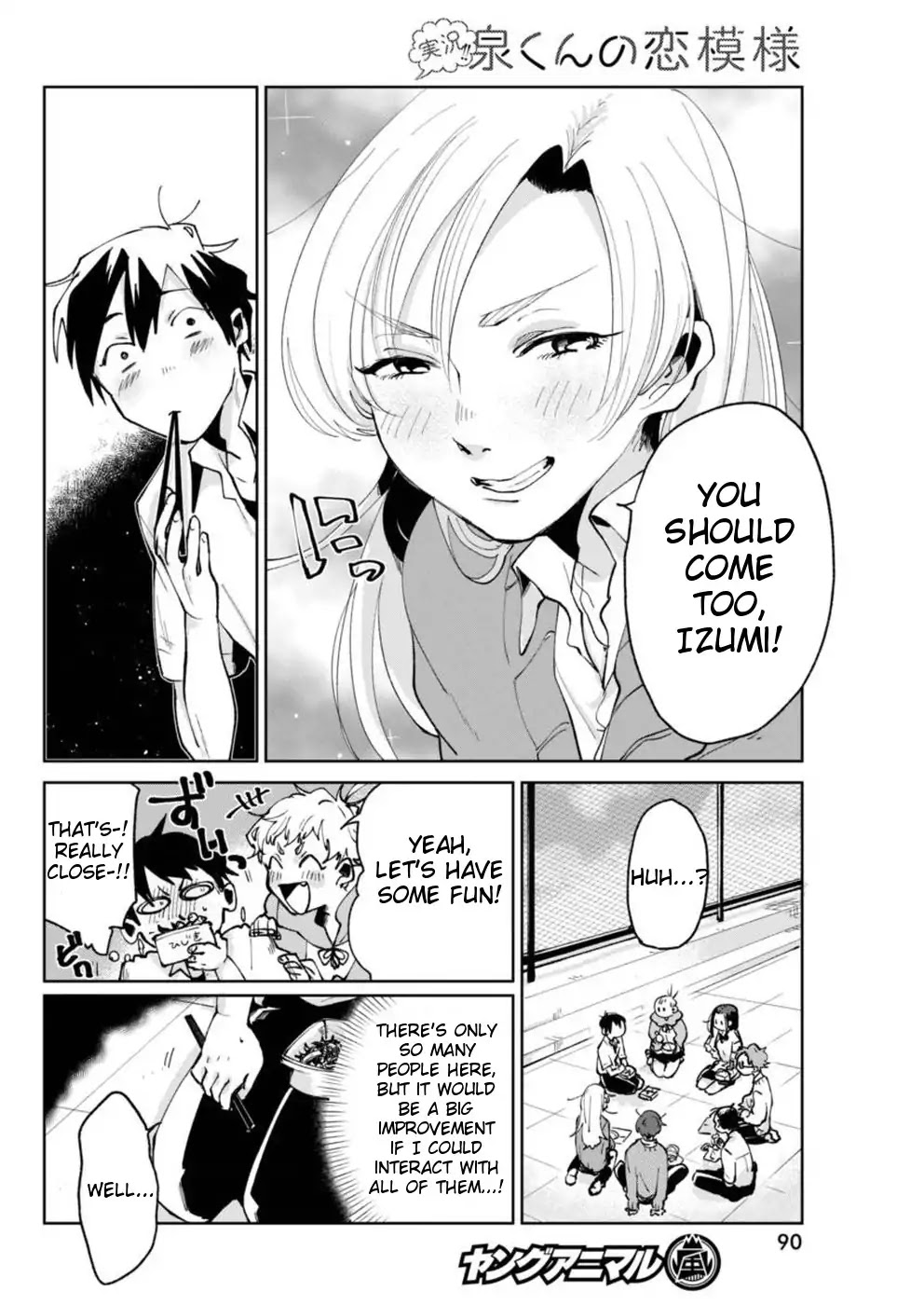 Jikkyou!! Izumi-kun no Koi Moyou Chapter 4 page 10 - Chapter 4: Izumi's Position