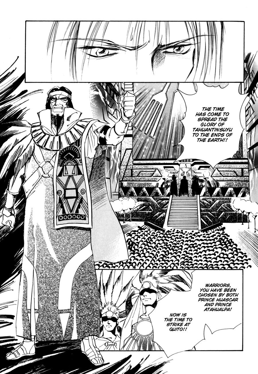 Jikuu Tenshou Nazca Chapter 6 page 14 - Chapter 6: The Inti Maiden