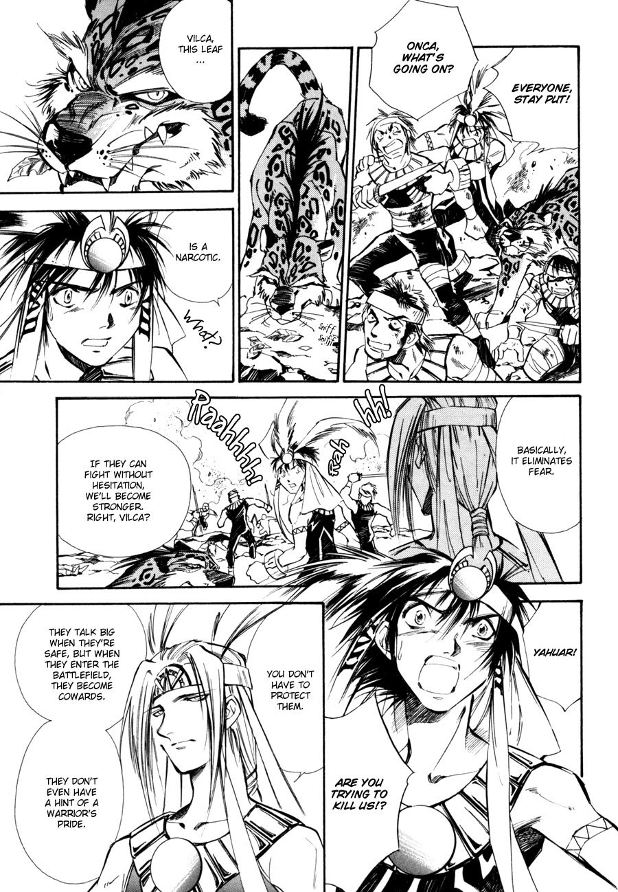Jikuu Tenshou Nazca Chapter 6 page 35 - Chapter 6: The Inti Maiden