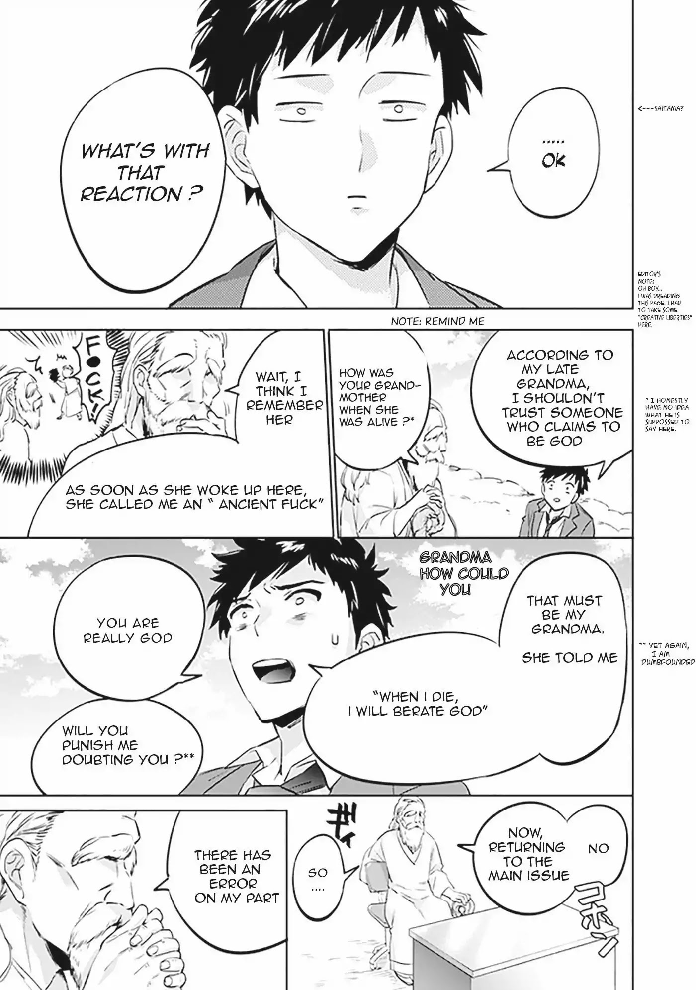 Jimina Ken Sei Wa Sore Demo Saikyoudesu Chapter 1 page 8 - Chapter 1: God Mistake