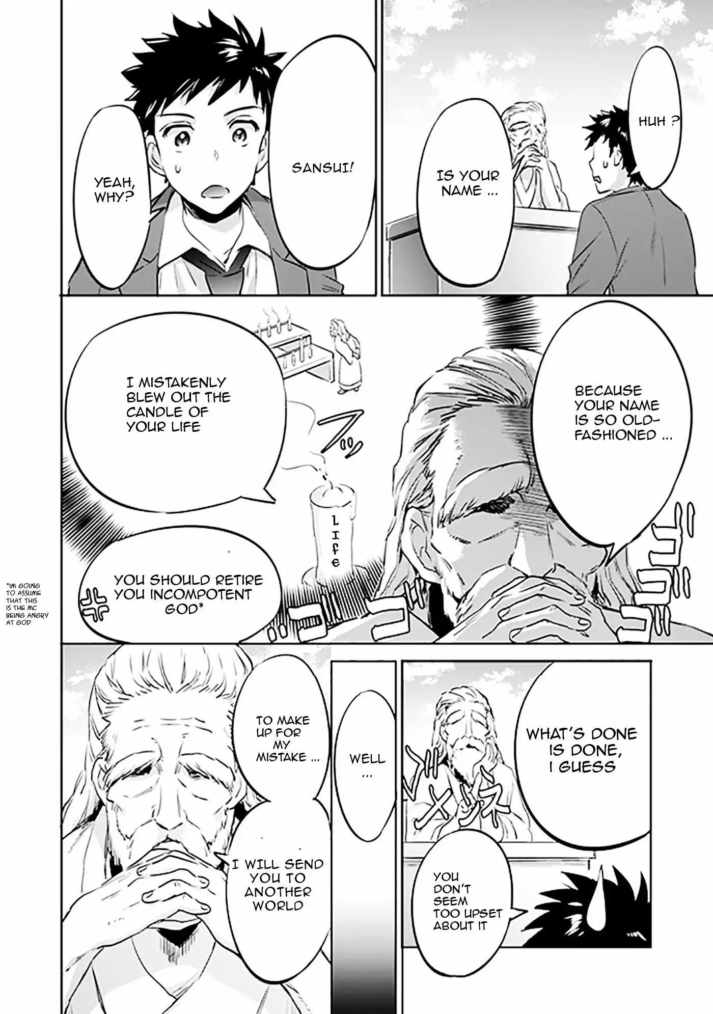Jimina Ken Sei Wa Sore Demo Saikyoudesu Chapter 1 page 9 - Chapter 1: God Mistake