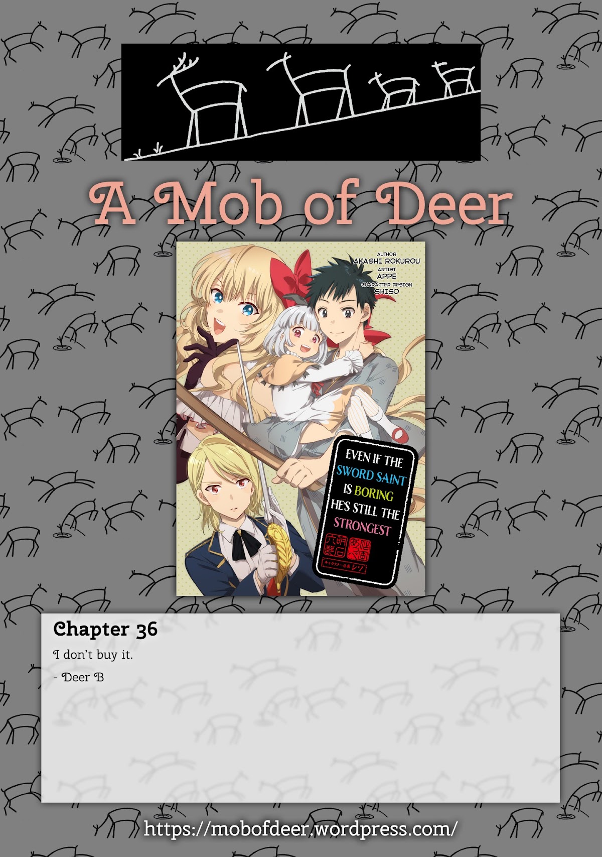 Jimina Ken Sei Wa Sore Demo Saikyoudesu Chapter 36 page 1 - Chapter 36