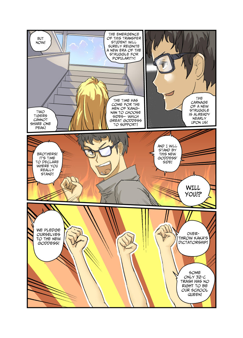 Jin Tian Kai Shi Zuo Nu Shen Chapter 7 page 7 - Chapter 7: School Queen Smackdown