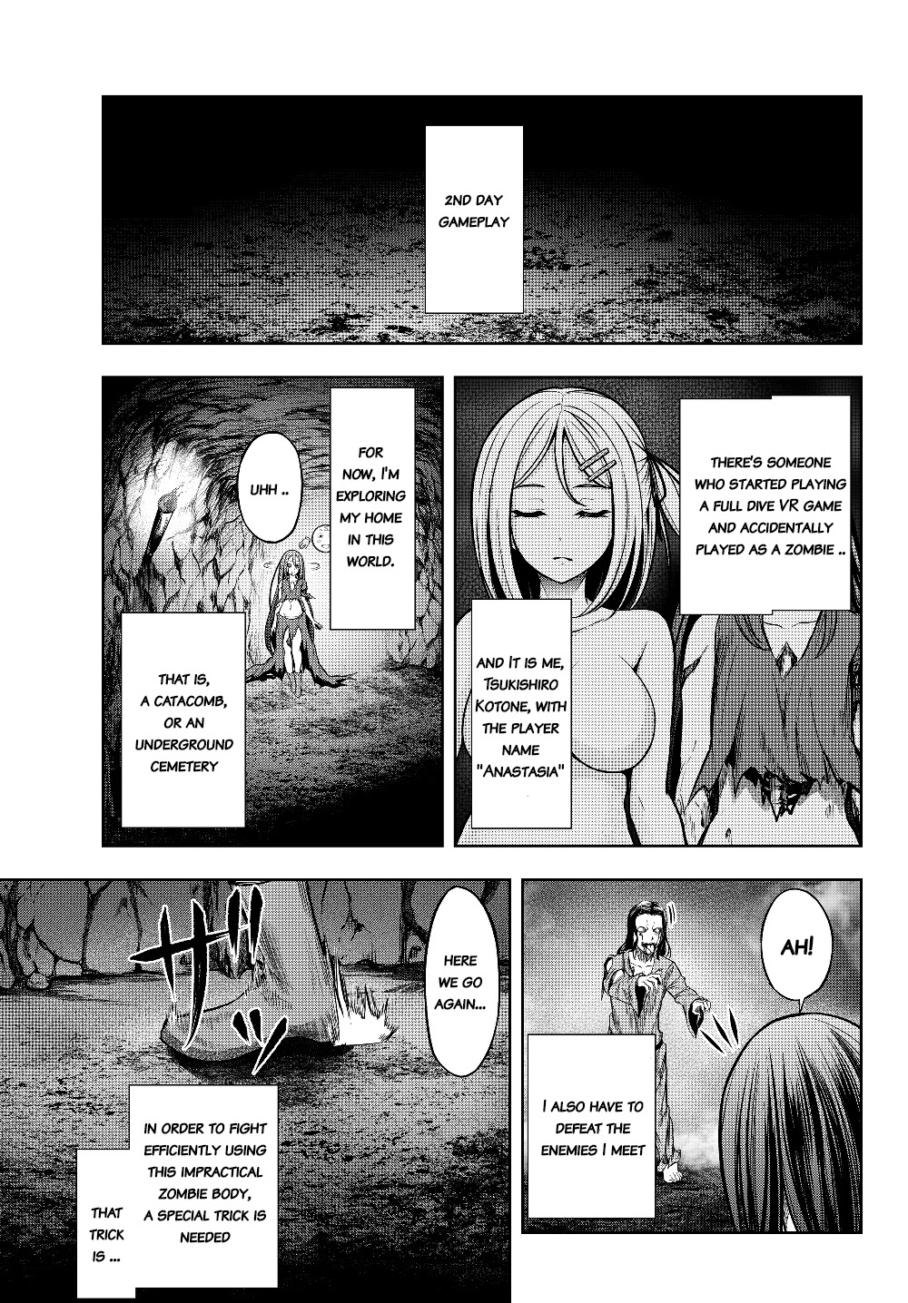 Jingai Hime Sama, Hajimemashita - Free Life Fantasy Online Chapter 2 page 3 - Chapter 2: My home is catacomb
