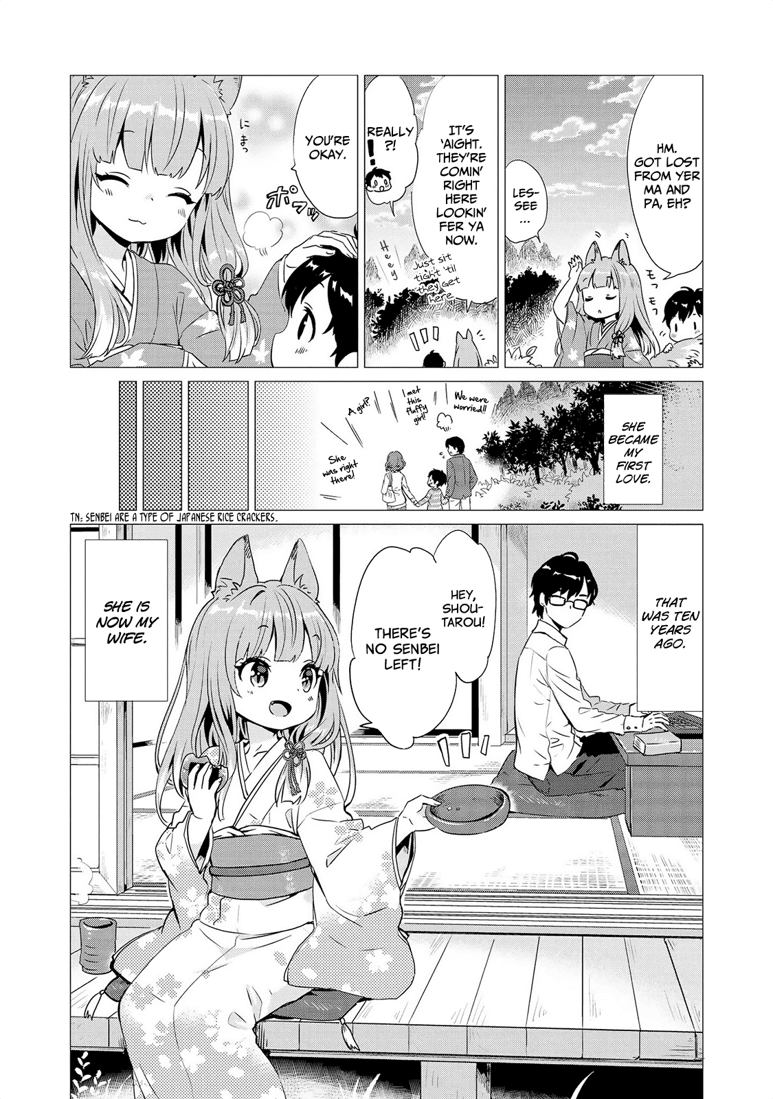 Jingai no Yome to Icha Icha suru - Anthology Comic Chapter 10 page 3 - Chapter 10: Living with a Fox