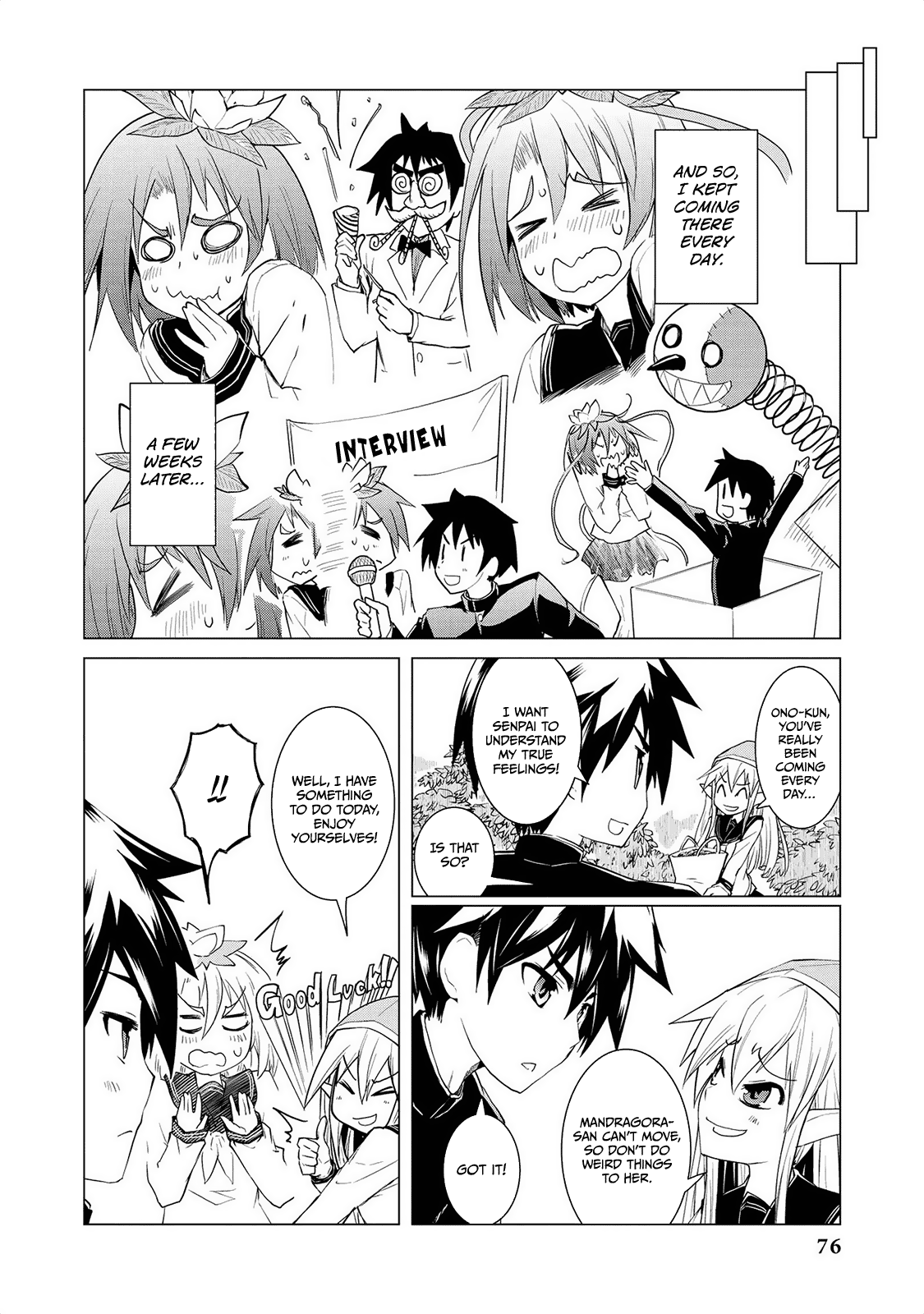 Jingai no Yome to Icha Icha suru - Anthology Comic Chapter 5 page 9 - Chapter 5: Rise Up! Mandragora-senpai!