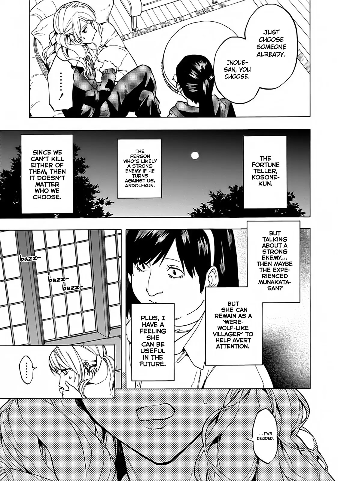 Jinrou Game - Beast Side Chapter 13 page 12 - Chapter 13: A Chain of Suspicion