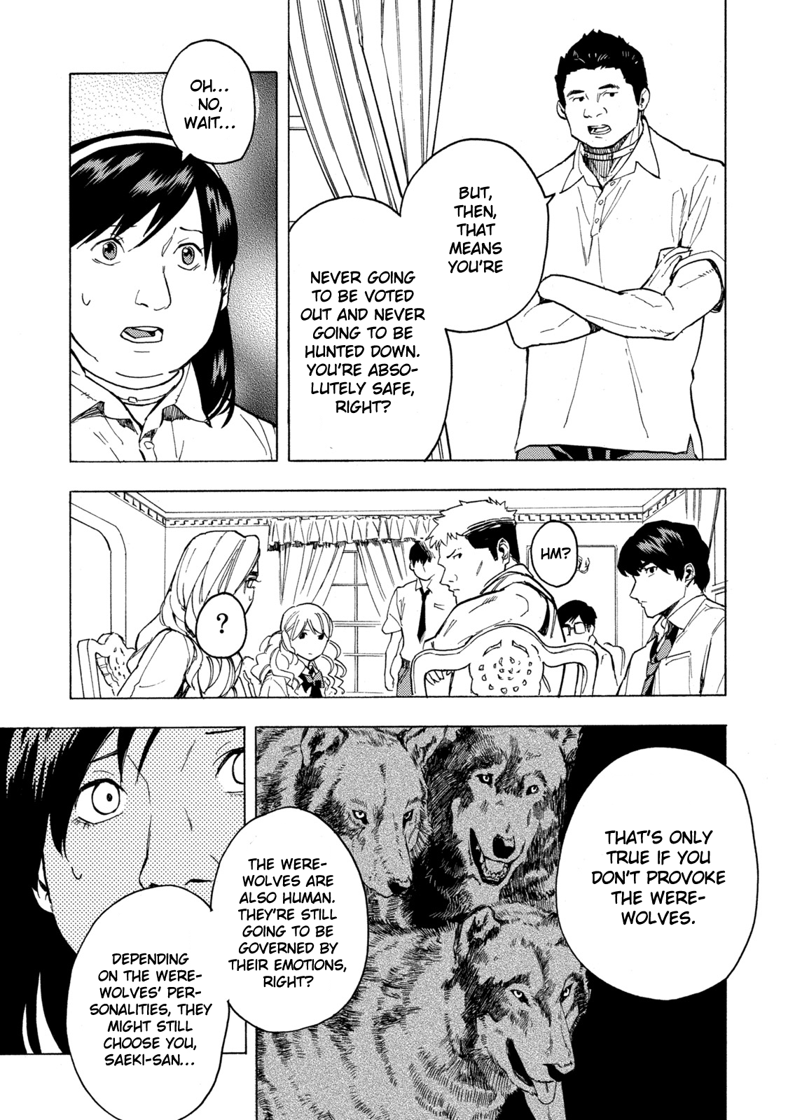 Jinrou Game - Beast Side Chapter 5 page 14 - Chapter 5