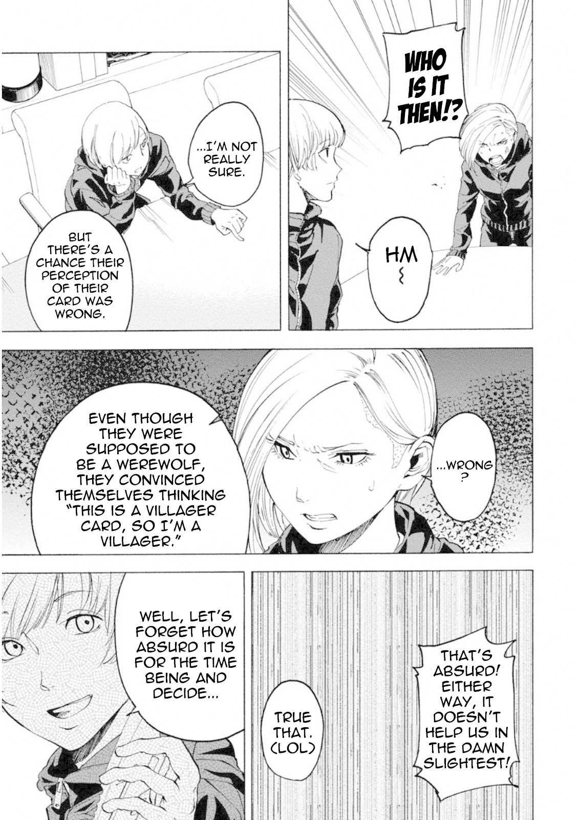 Jinrou Game: Crazy Fox Chapter 10 page 19 - Chapter 10: The Darkness of Hell