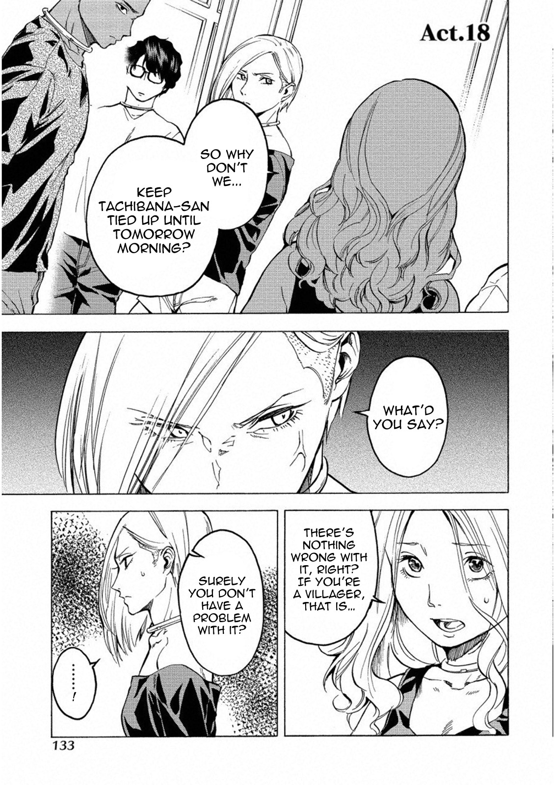 Jinrou Game: Crazy Fox Chapter 18 page 1 - Chapter 18: Howling Darkness