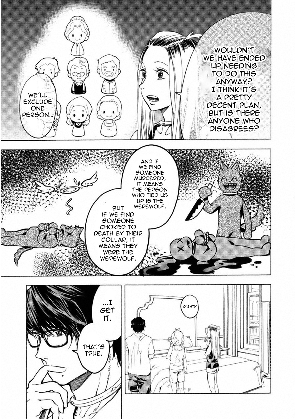 Jinrou Game: Crazy Fox Chapter 18 page 13 - Chapter 18: Howling Darkness