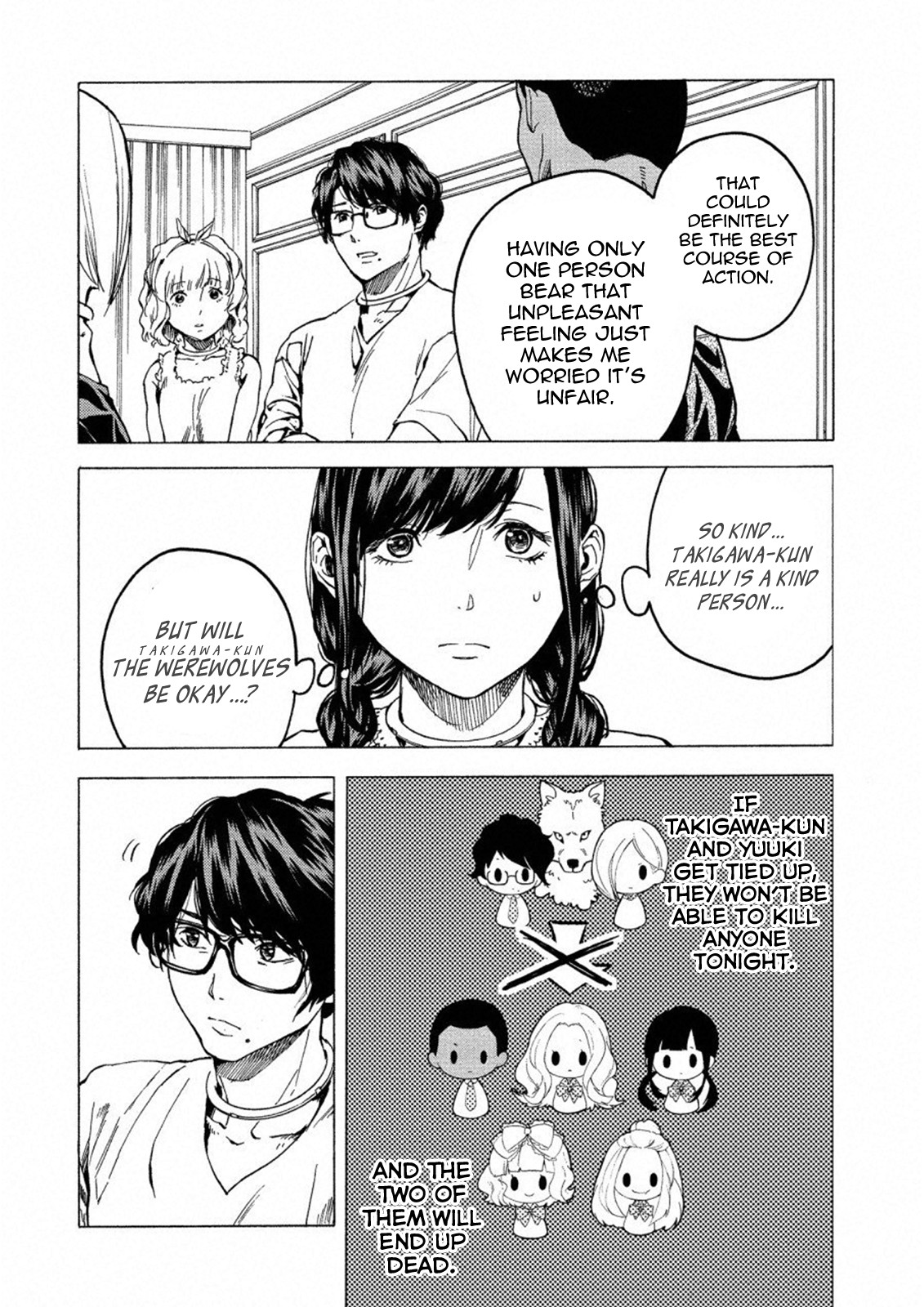 Jinrou Game: Crazy Fox Chapter 18 page 14 - Chapter 18: Howling Darkness