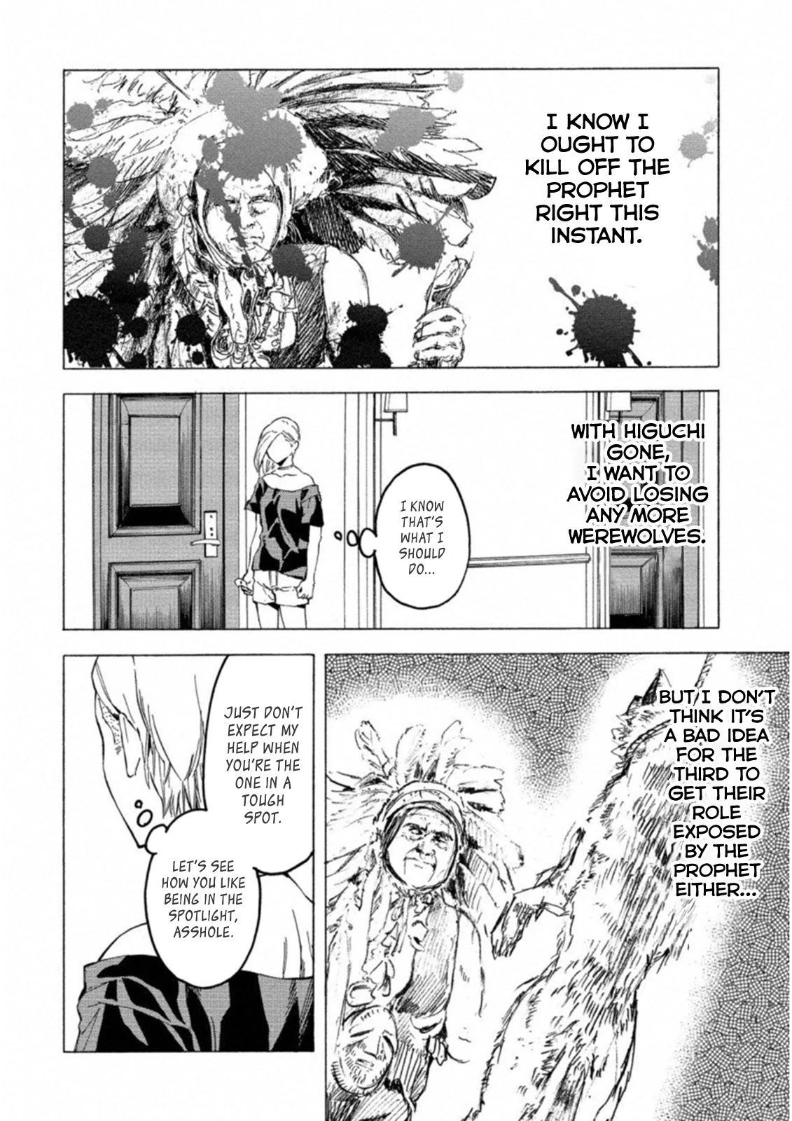 Jinrou Game: Crazy Fox Chapter 19 page 22 - Chapter 19: Threatening Silhouette