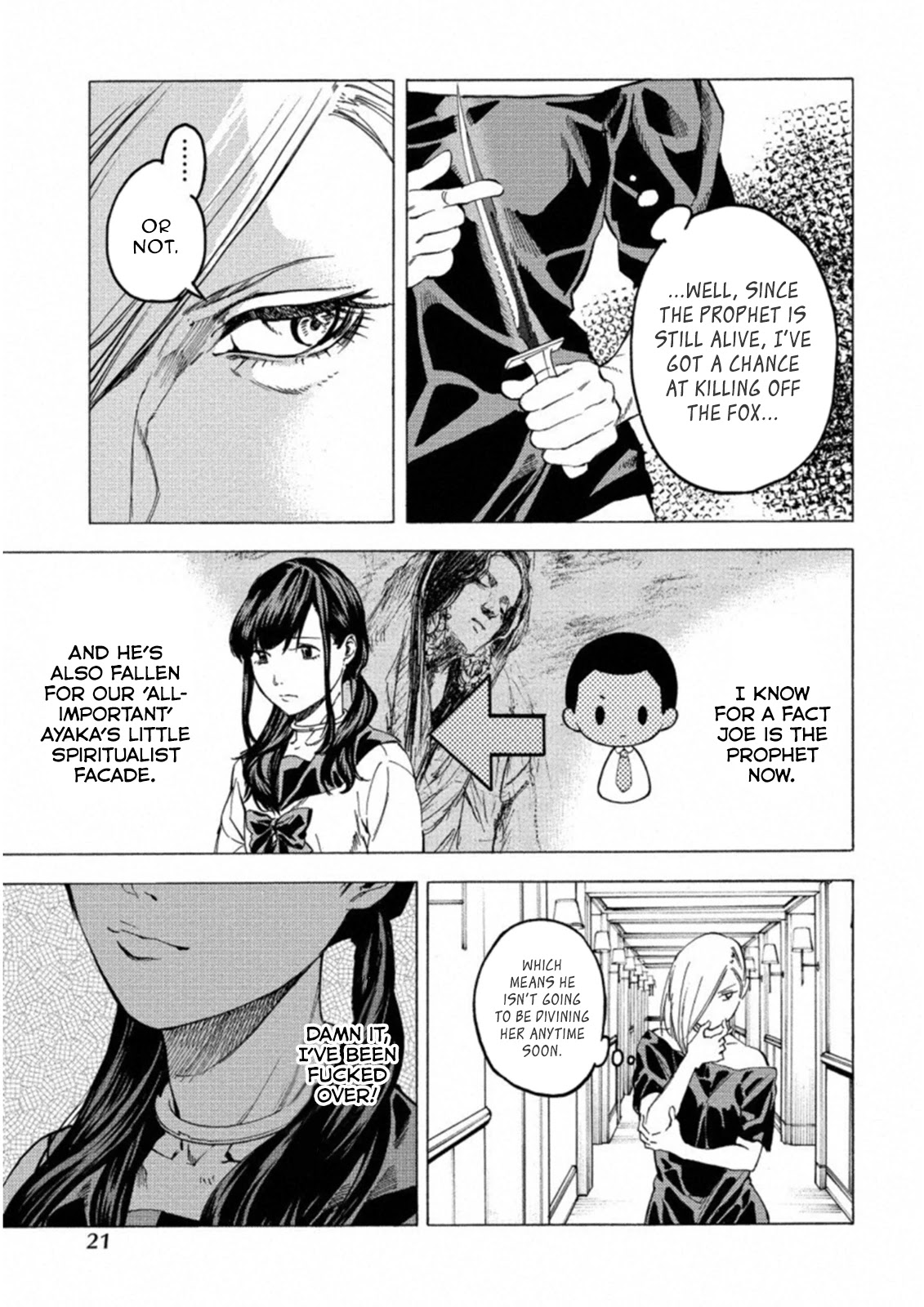 Jinrou Game: Crazy Fox Chapter 19 page 23 - Chapter 19: Threatening Silhouette