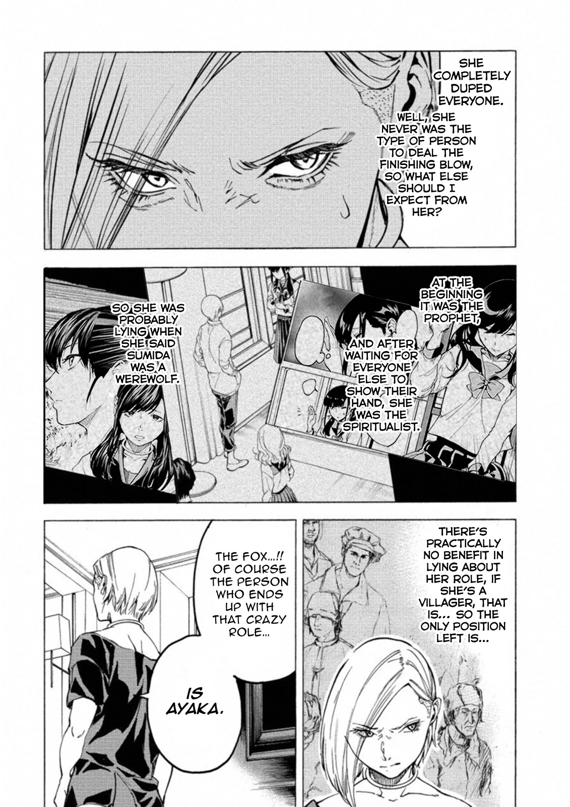 Jinrou Game: Crazy Fox Chapter 19 page 24 - Chapter 19: Threatening Silhouette