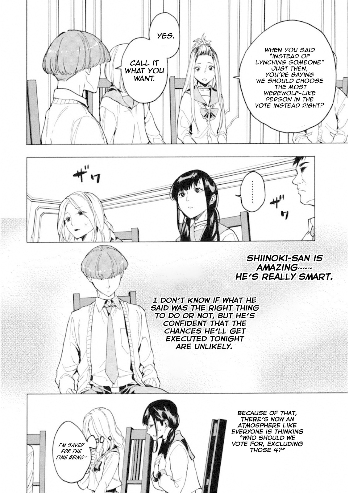 Jinrou Game: Crazy Fox Chapter 2 page 17 - Chapter 2: Dark Light