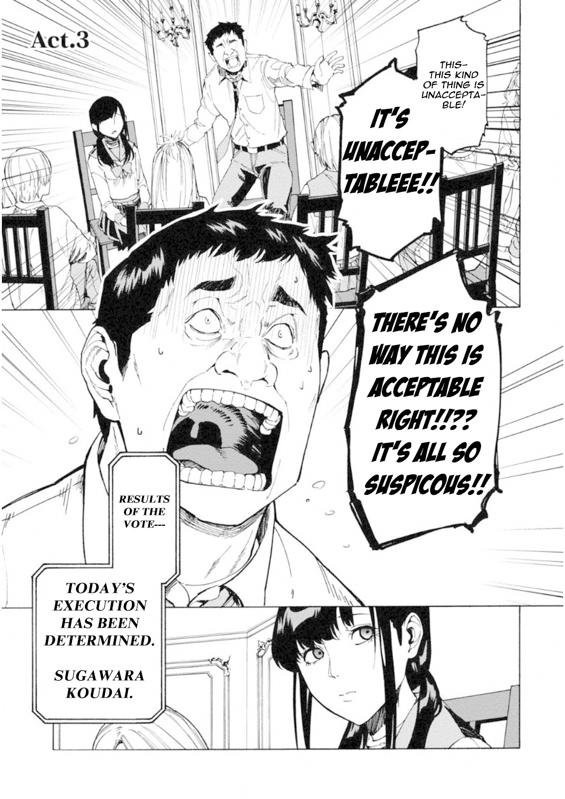 Jinrou Game: Crazy Fox Chapter 2 page 28 - Chapter 2: Dark Light