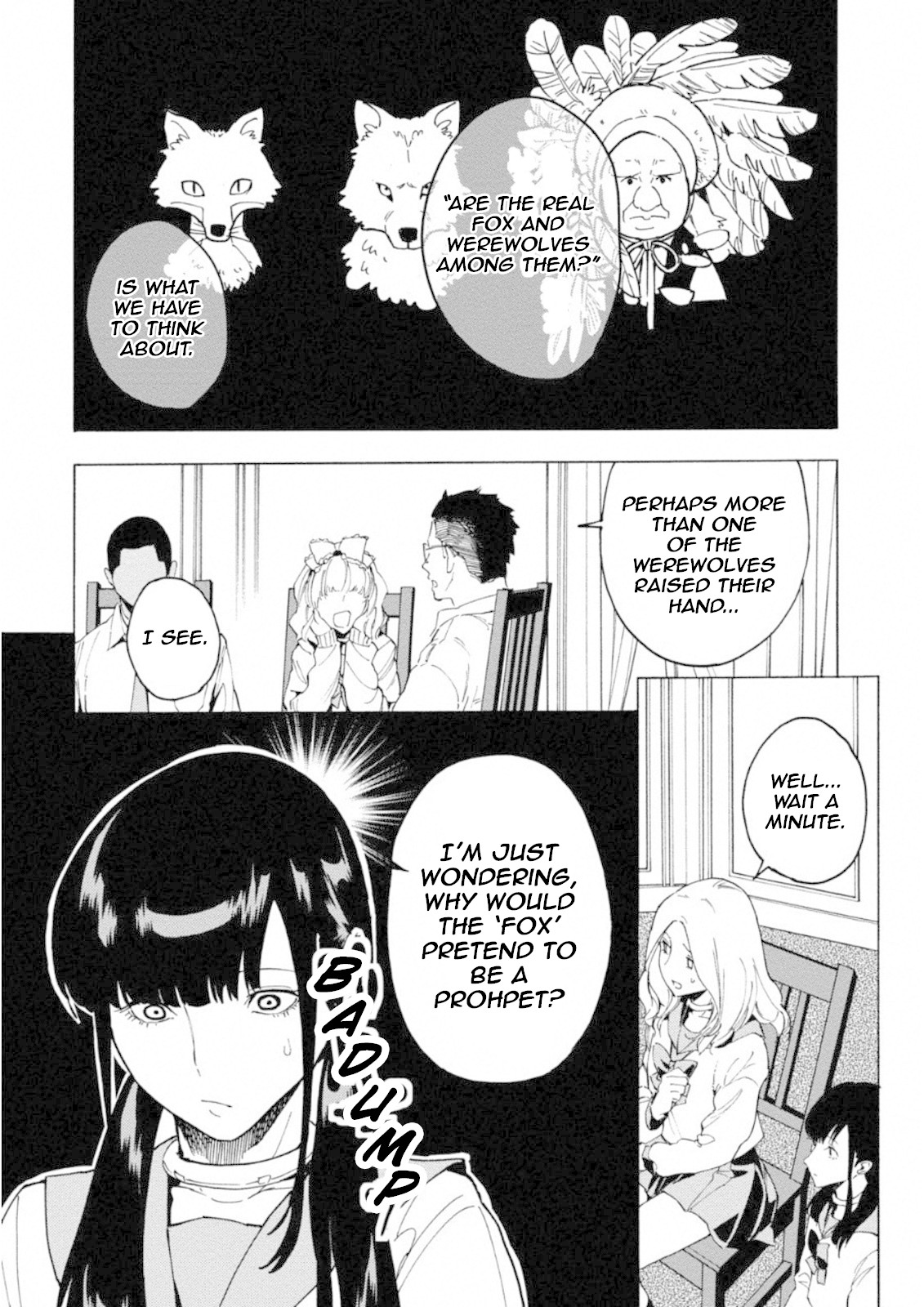 Jinrou Game: Crazy Fox Chapter 2 page 7 - Chapter 2: Dark Light